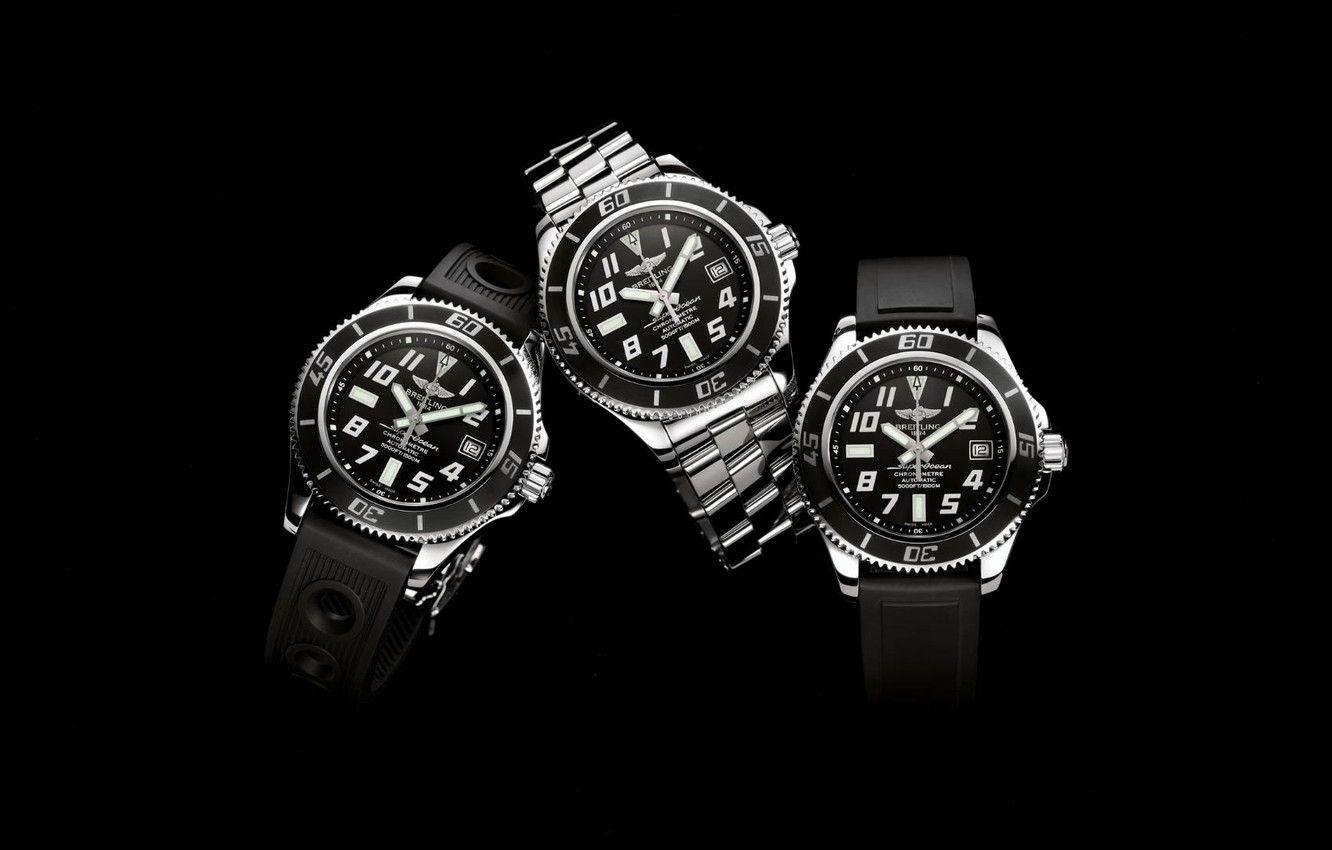 1332x850 Wallpaper Watch, Watch, Breitling, TRIO image for desktop
