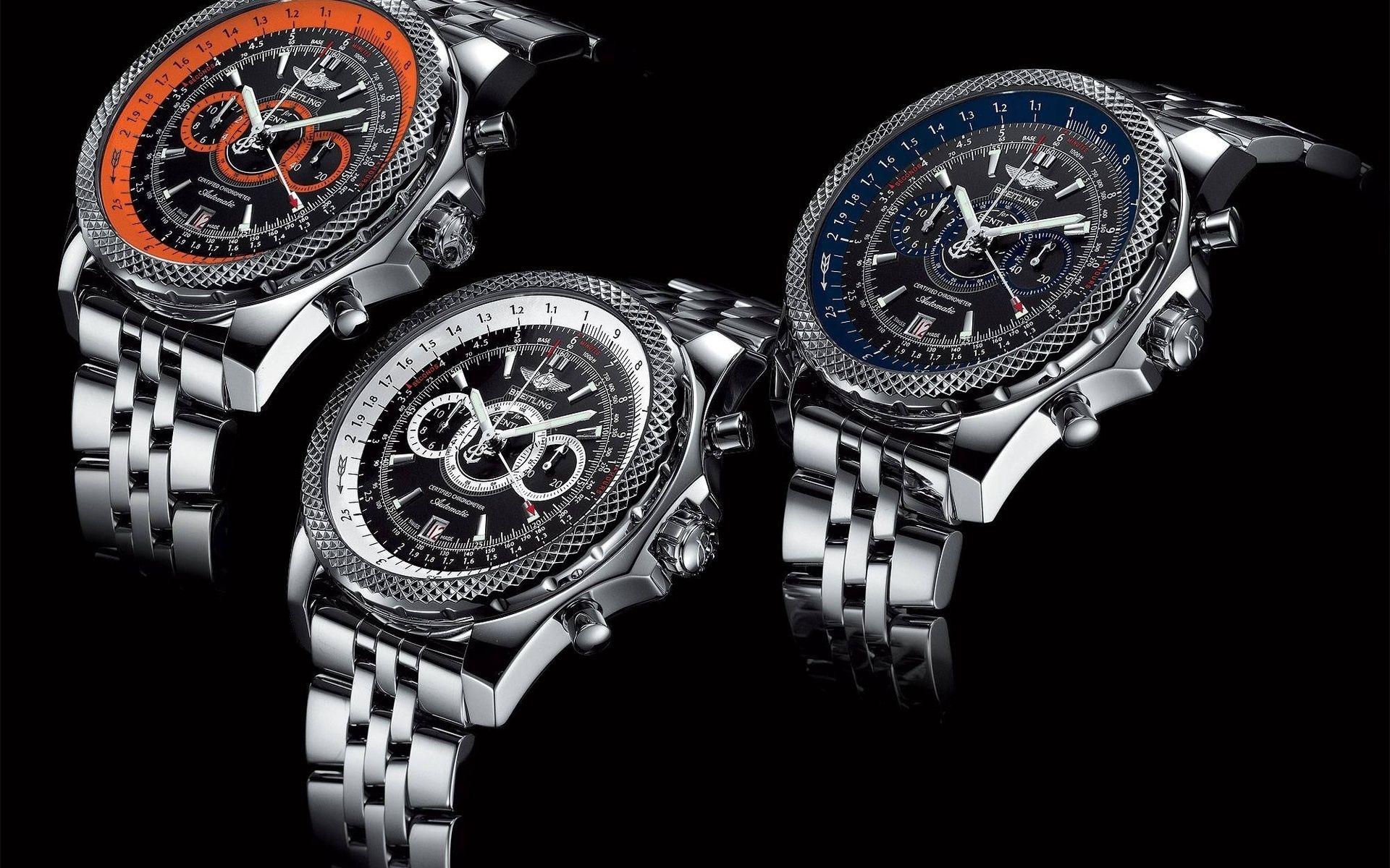 1920x1200 clock, Watch, Breitling, Bentley Wallpaper HD / Desktop