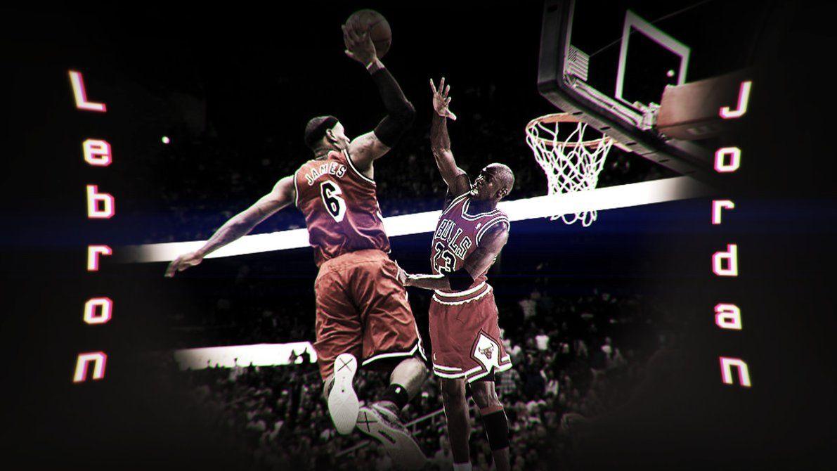 1191x670 Free download Lebron James Dunking on Michael Jordan