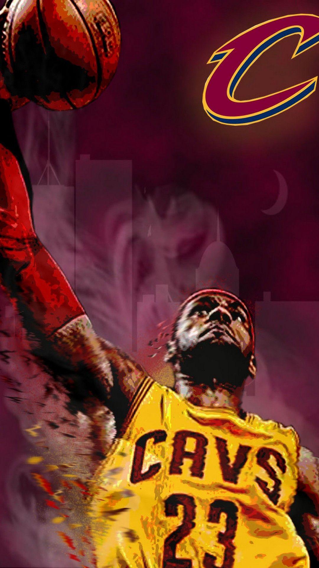1080x1920 Lebron James Dunk Wallpaper, Picture