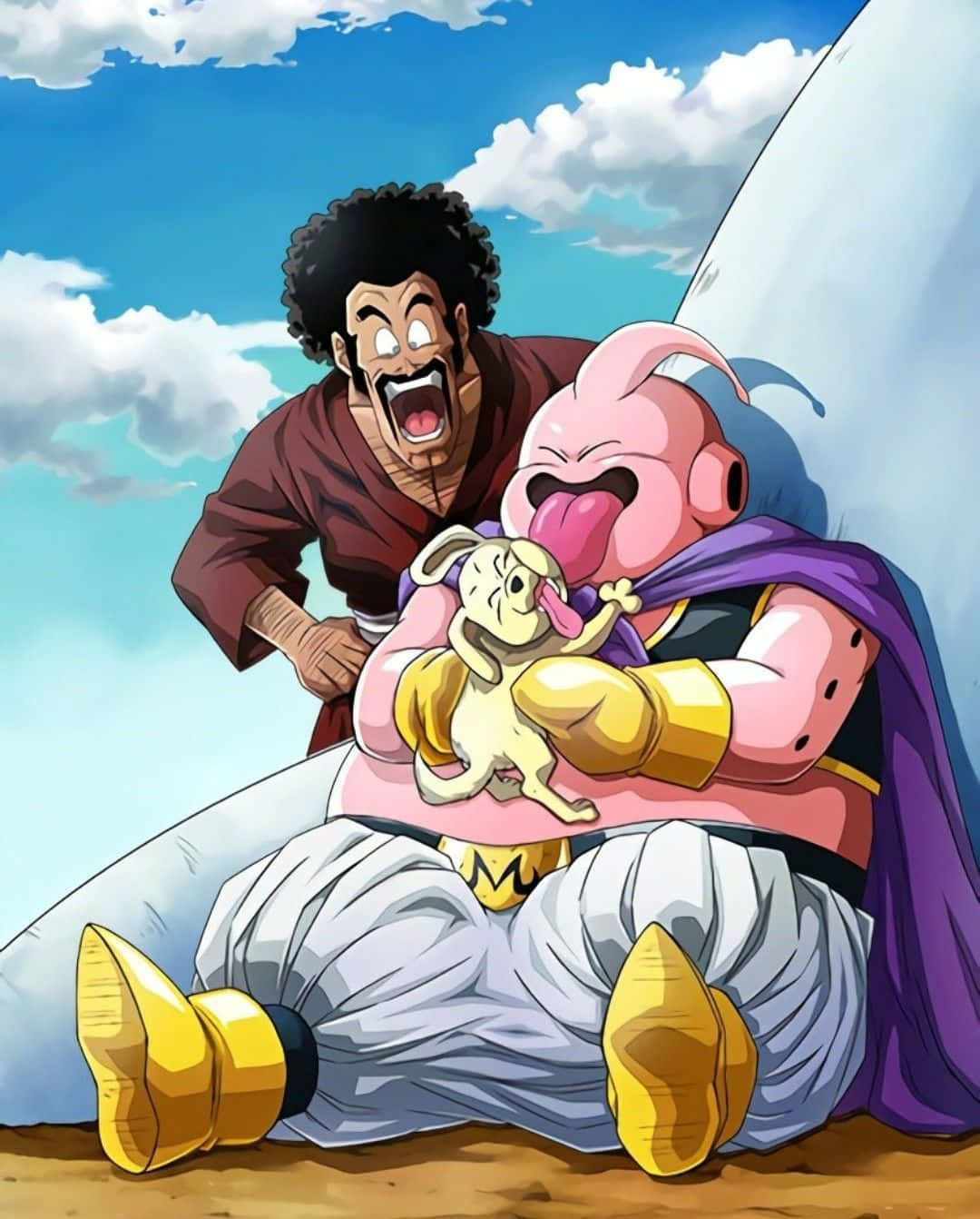 1080x1342 Download The Fearsome&Daring Hercule Satan Wallpaper