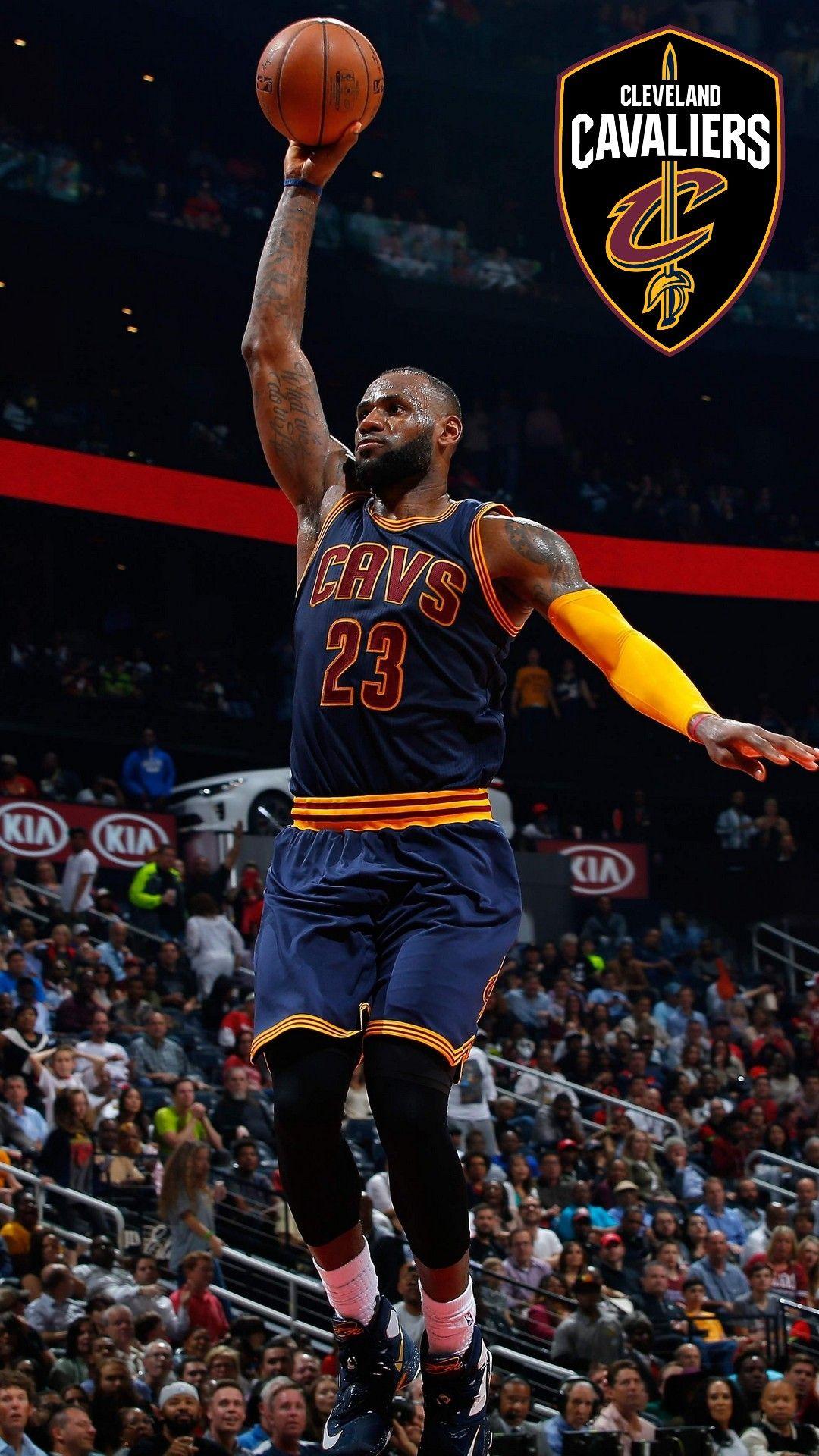 1080x1920 LeBron James Background For Mobile Basketball Wallpaper
