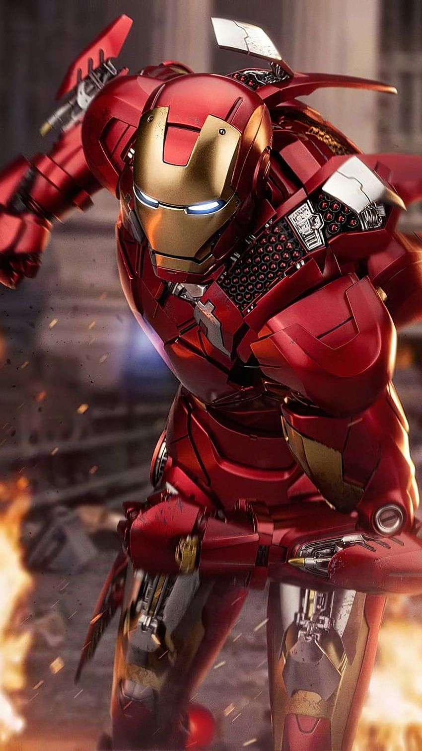 850x1511 Avengers weapons HD wallpaper