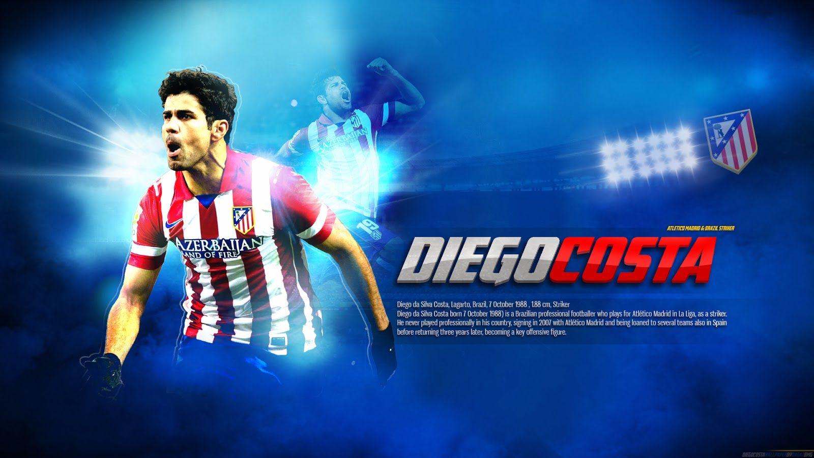 1600x900 Diego Costa Atletico Madrid Wallpaper Costa Atletico