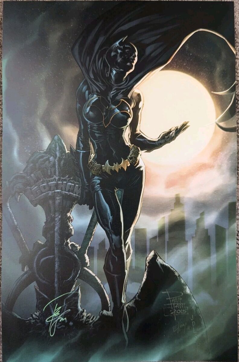 792x1200 SDCC PHIL TAN BATGIRL CASS CAIN ART PRINT SIGNED POSTER DC COMICS BATMAN
