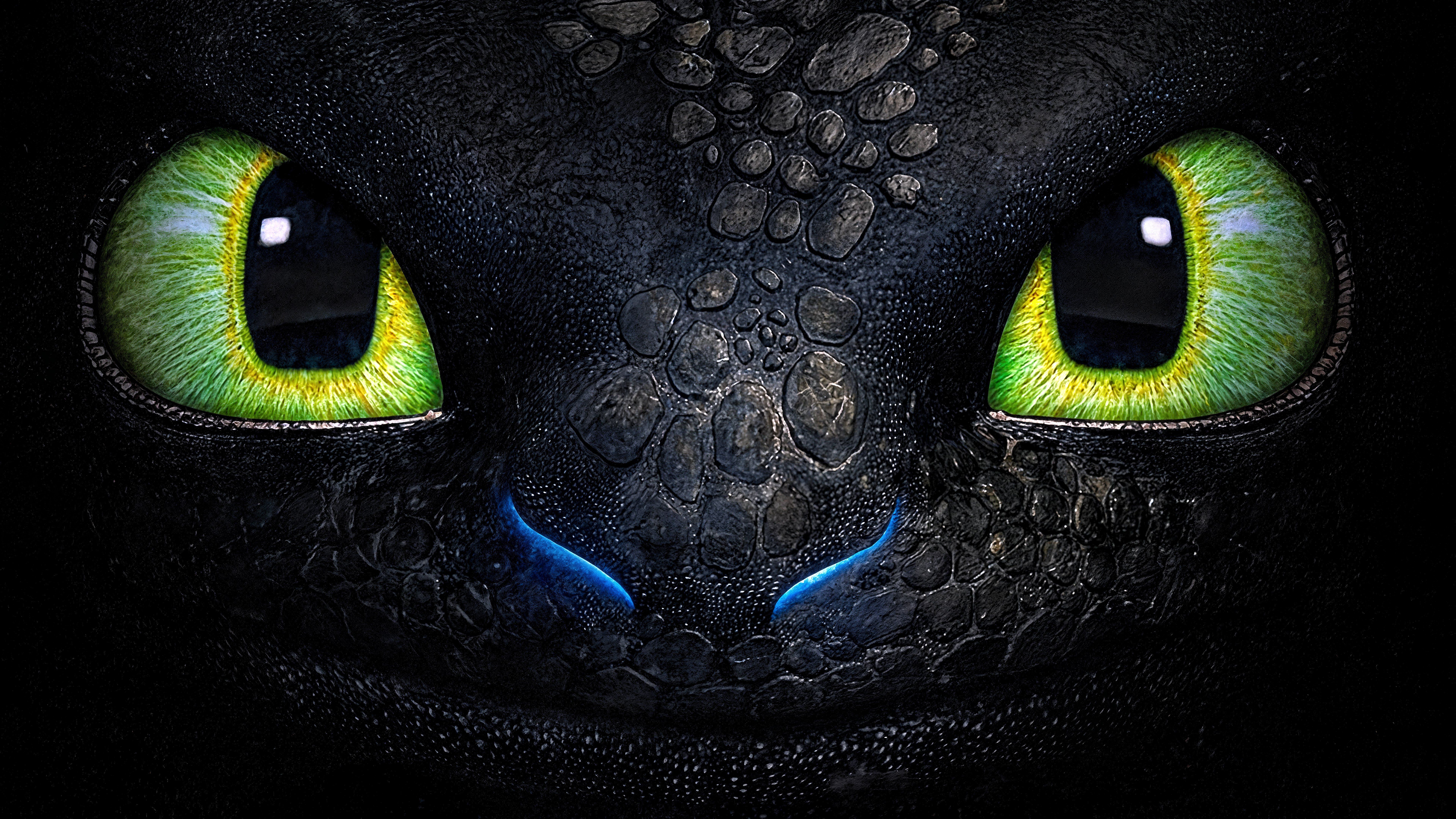 7680x4320 Toothless, Night Fury from How To Train Your Dragon Wallpaper 8k for Desktop
