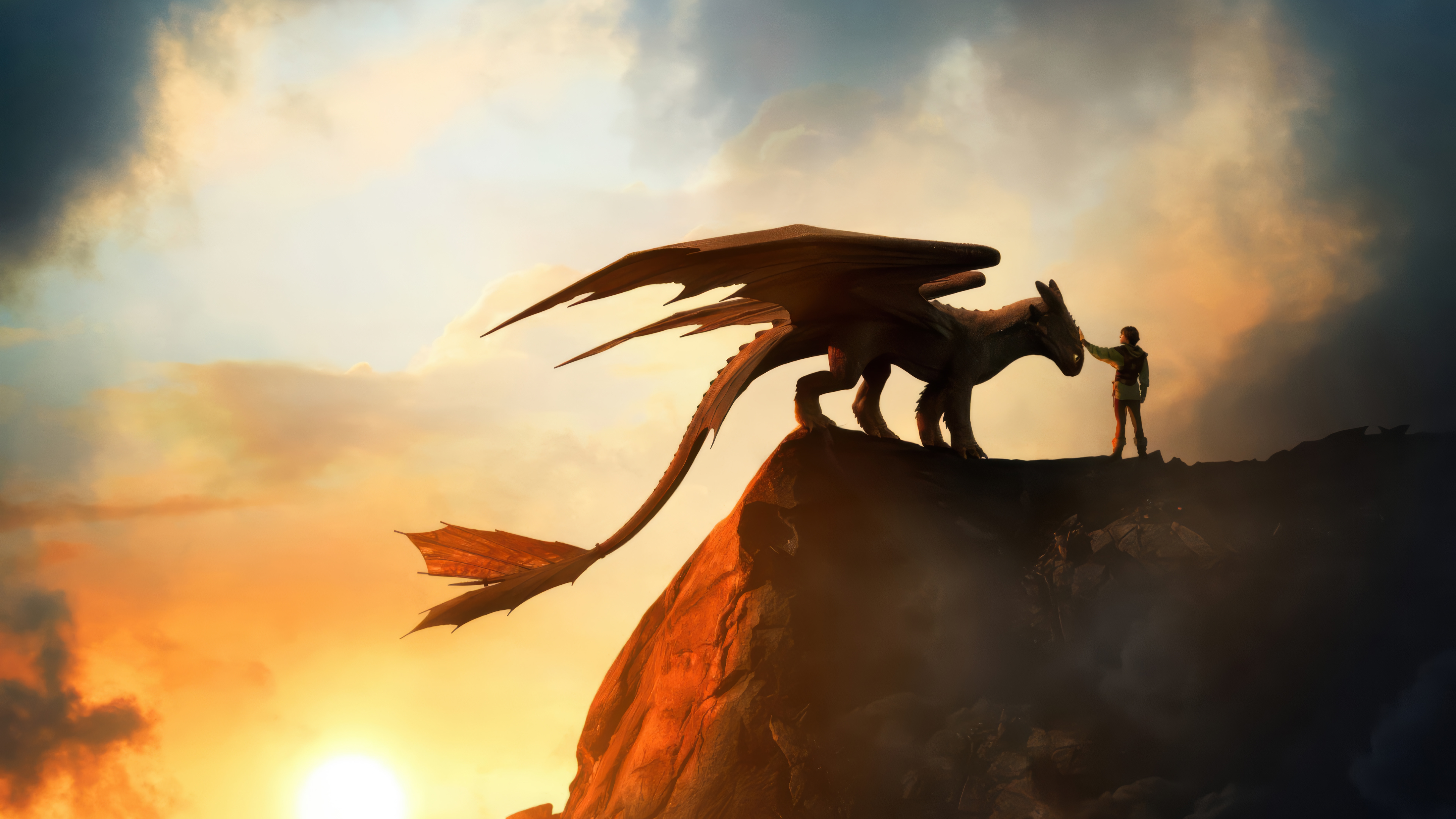 3840x2160 How to Train Your Dragon Hiccup Toothless 2025 4K Wallpaper iPhone HD Phone