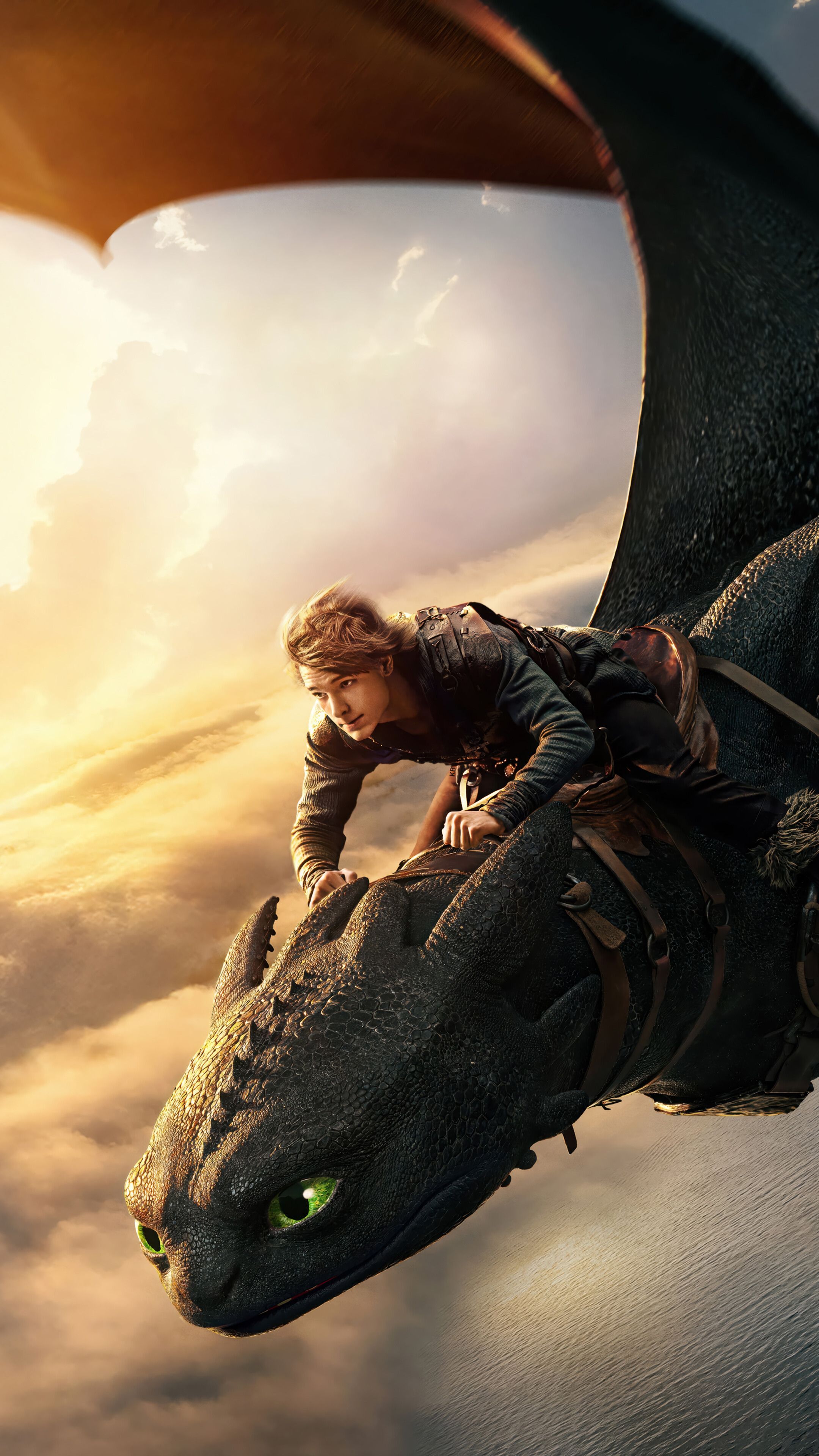 2160x3840 How to Train Your Dragon Hiccup Toothless Live Action 4K Wallpaper iPhone HD Phone e