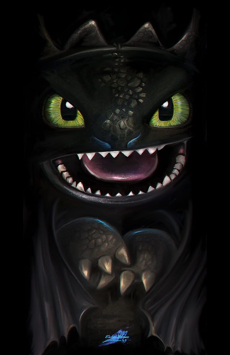 800x1231 Night Fury, amoled, anime, ateyo, black, disney, eyes, nnaruto, toothless, HD phone wallpaper