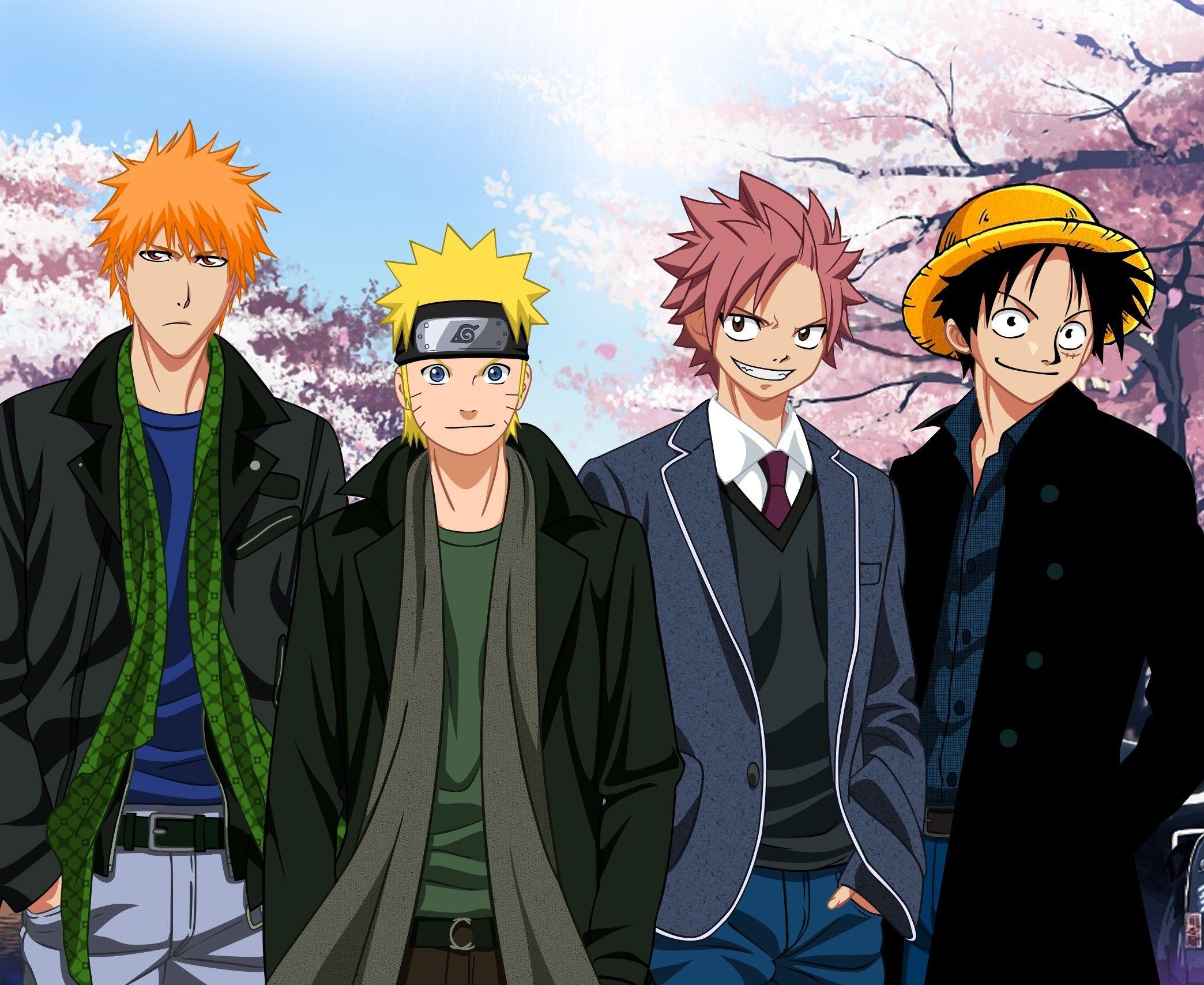 2088x1708 Naruto Bleach Wallpaper