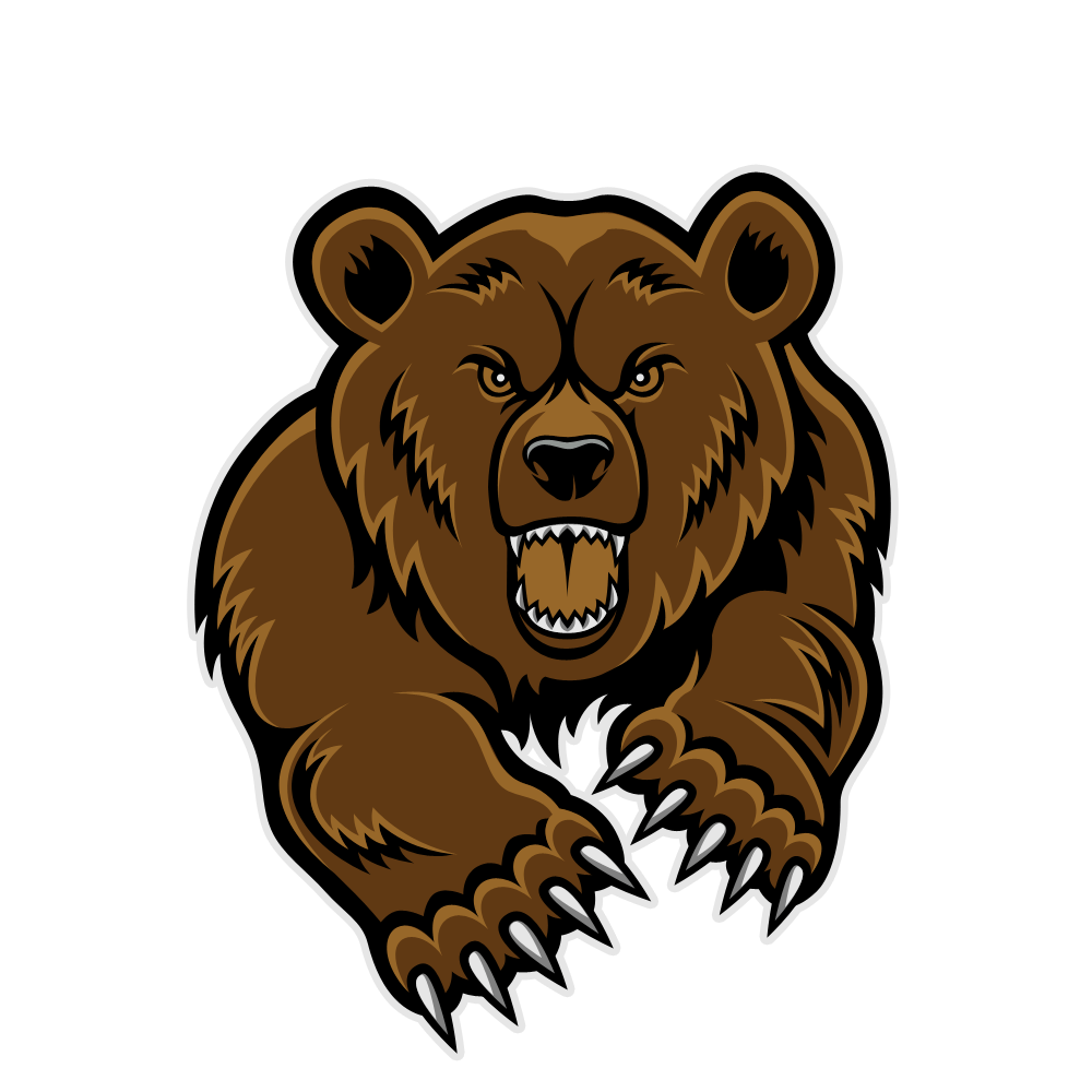 1000x1000 Grizzly Bear Mascot Clipart Clipart Panda Free Clipart Image