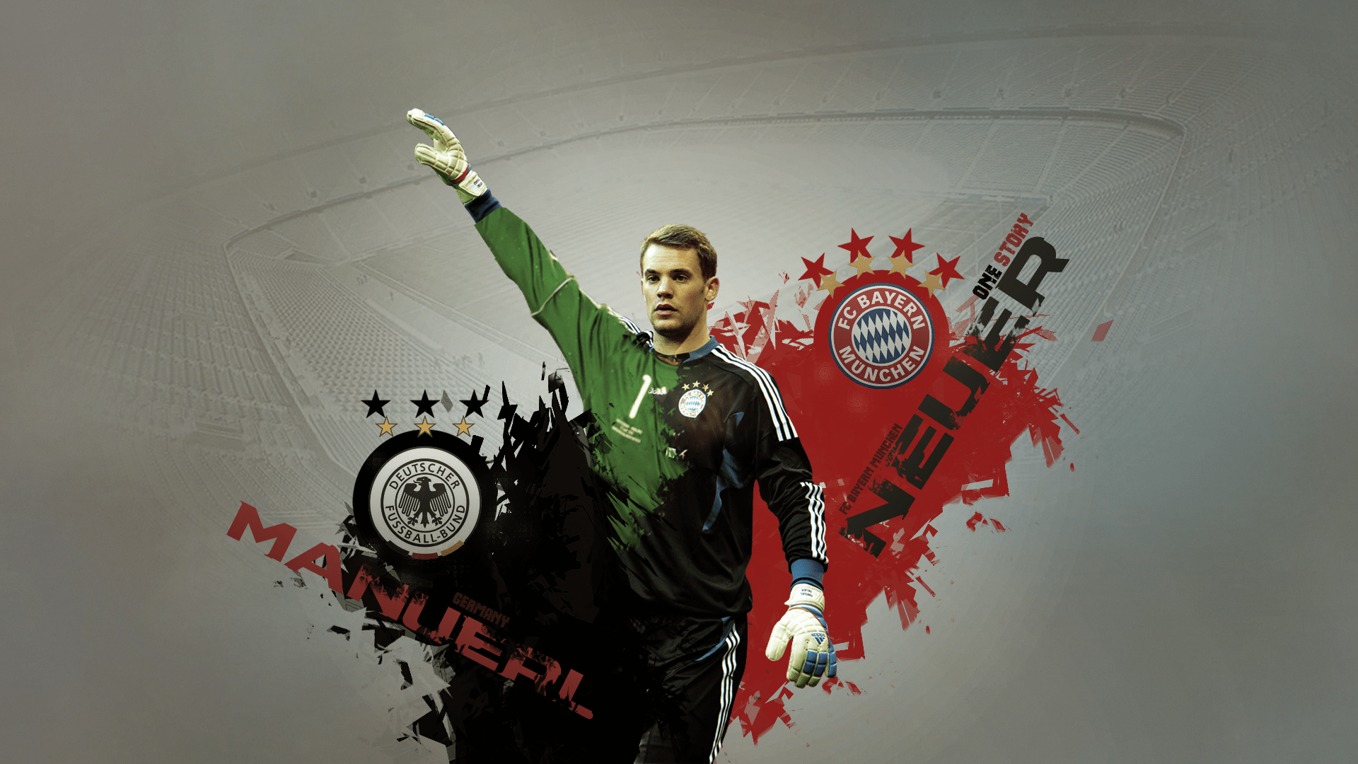 1920x1080 Manuel Neuer Football Wallpaper