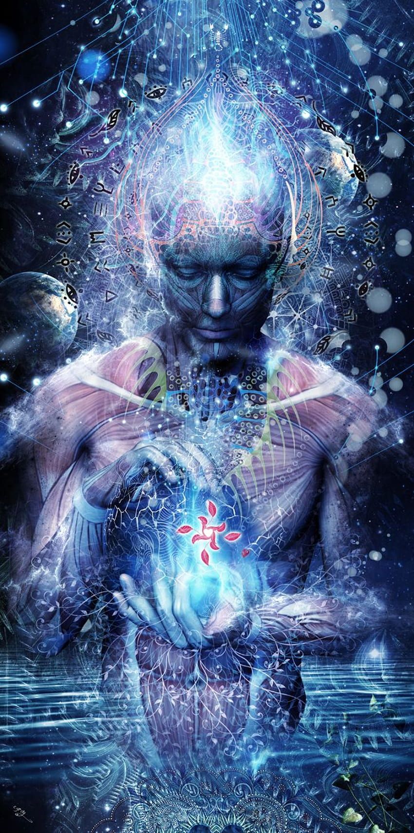 850x1709 Spiritual, metaphysical HD phone wallpaper