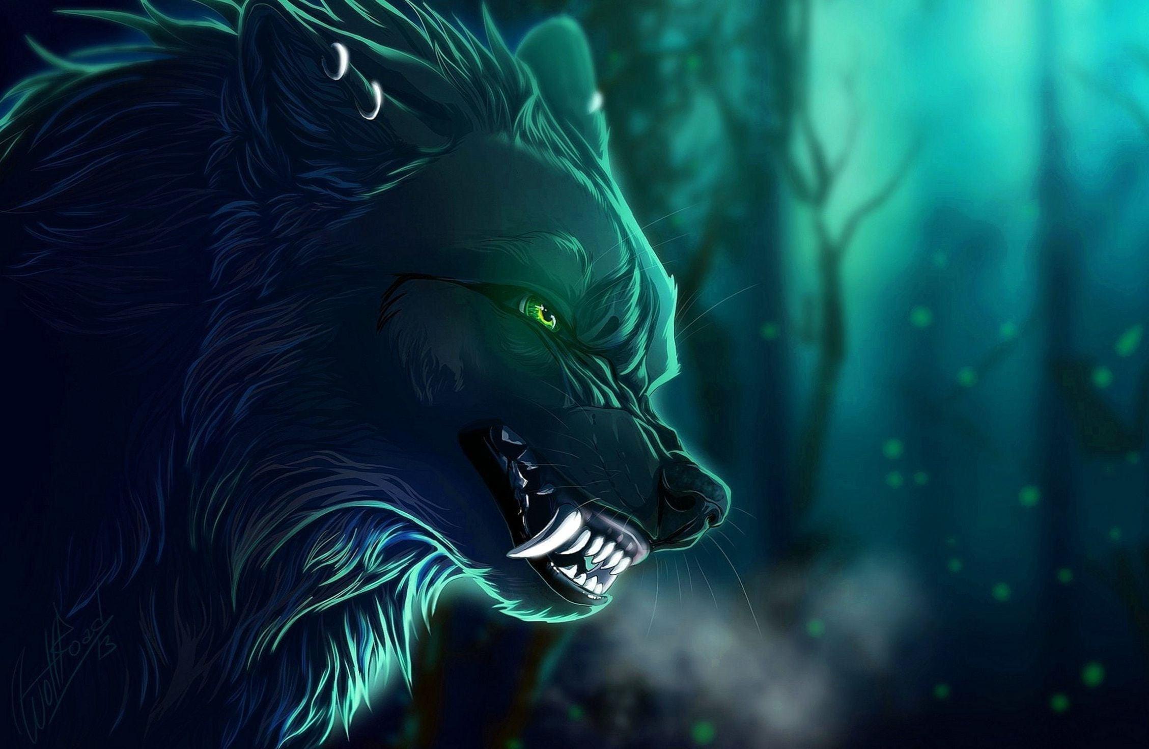 2257x1471 Dire Wolf Android Wallpaper