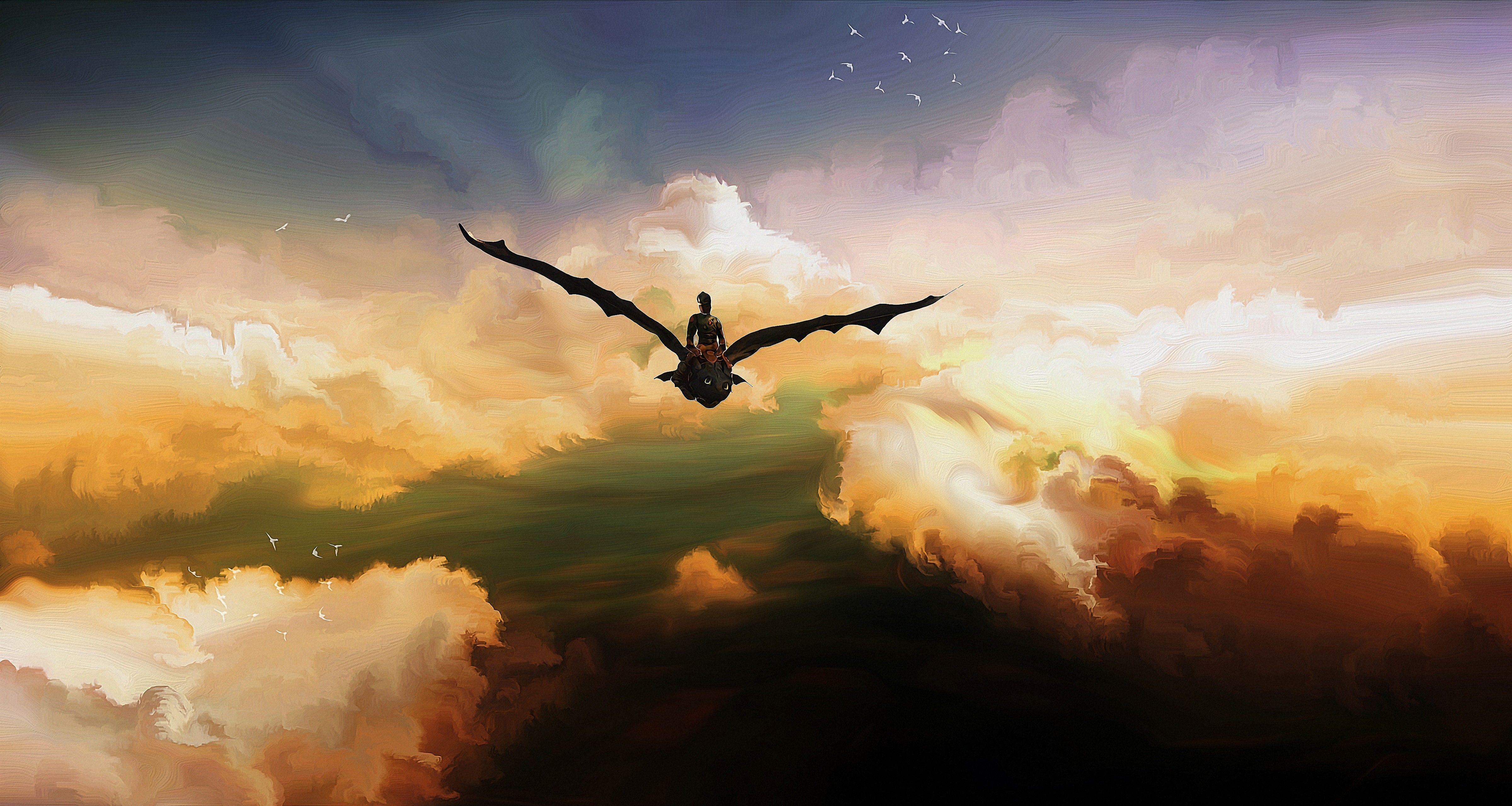 4800x2558 How To Train Your Dragon Wallpaper 4K 4800x2558