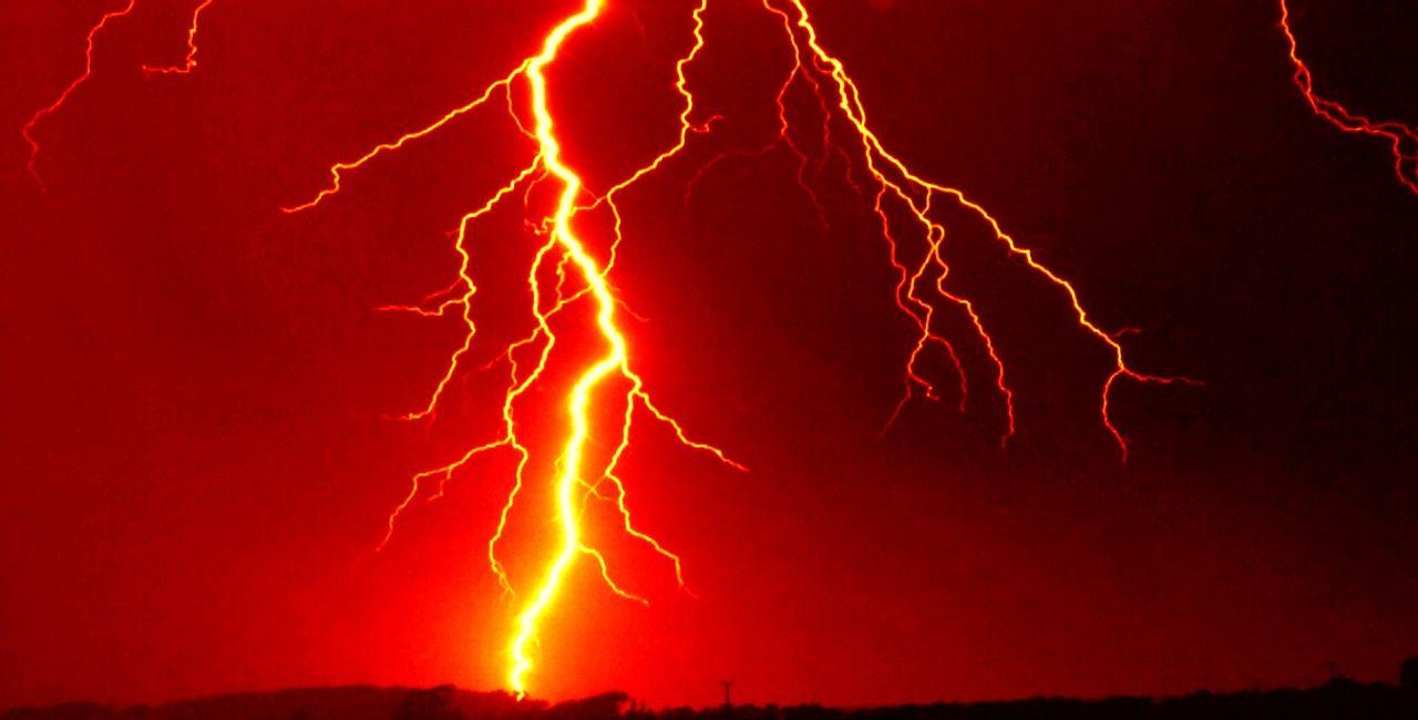 1280x650 Red Lightning Hình nền - Red Lightning Background HD - 1280x650