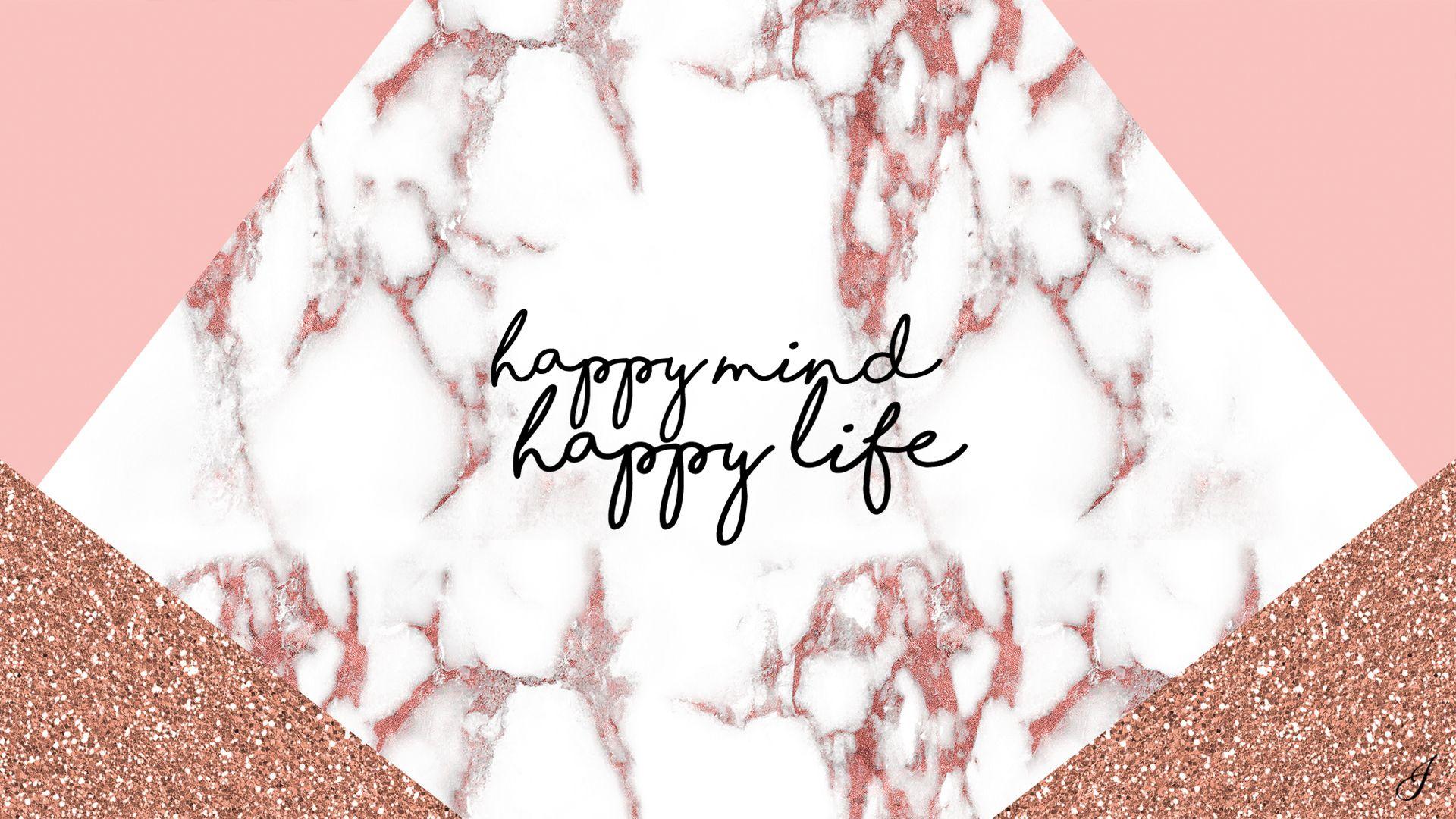 1920x1080 Marble Wallpaper With Quote Gold Wallpaper For Laptop