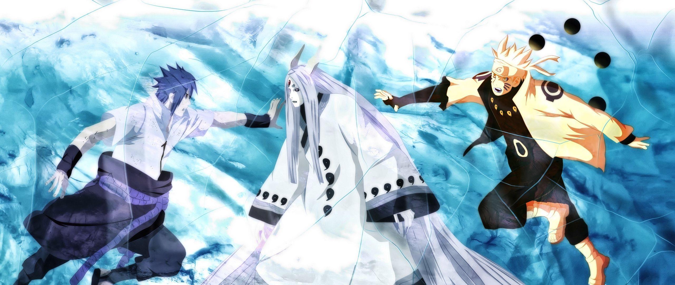 2560x1080 Download wallpaper 2560x1080 naruto, naruto shippuden, sasuke