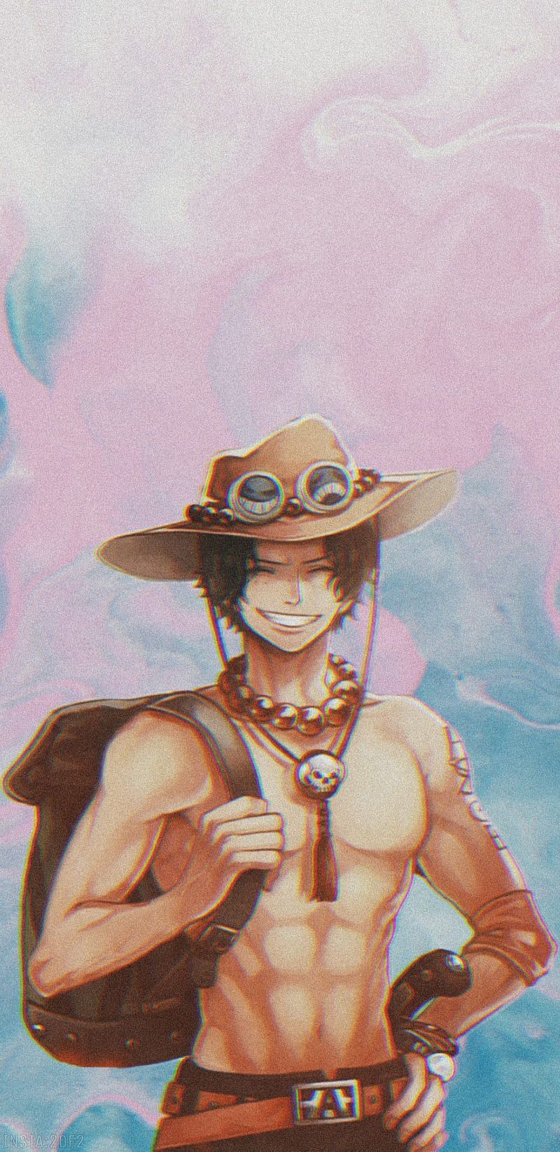 800x1644 One piece, ace, ice, HD phone wallpaper