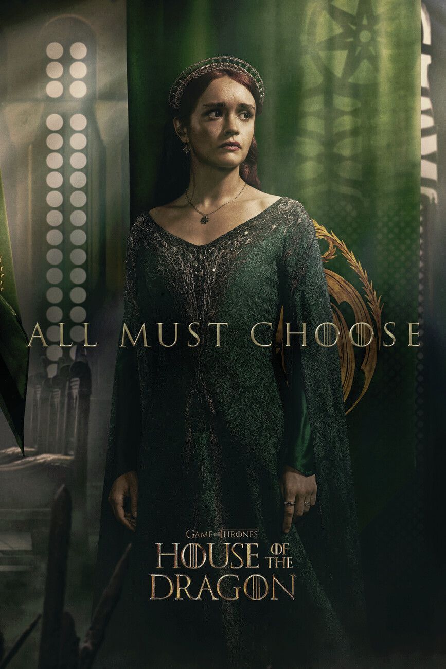 867x1300 Art Print House of the Dragon Alicent Hightower