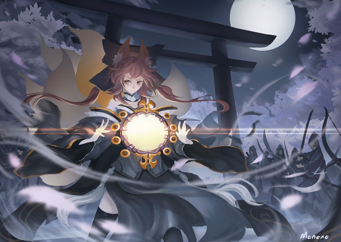 1126x797 Tamamo No Mae Desktop Wallpaper