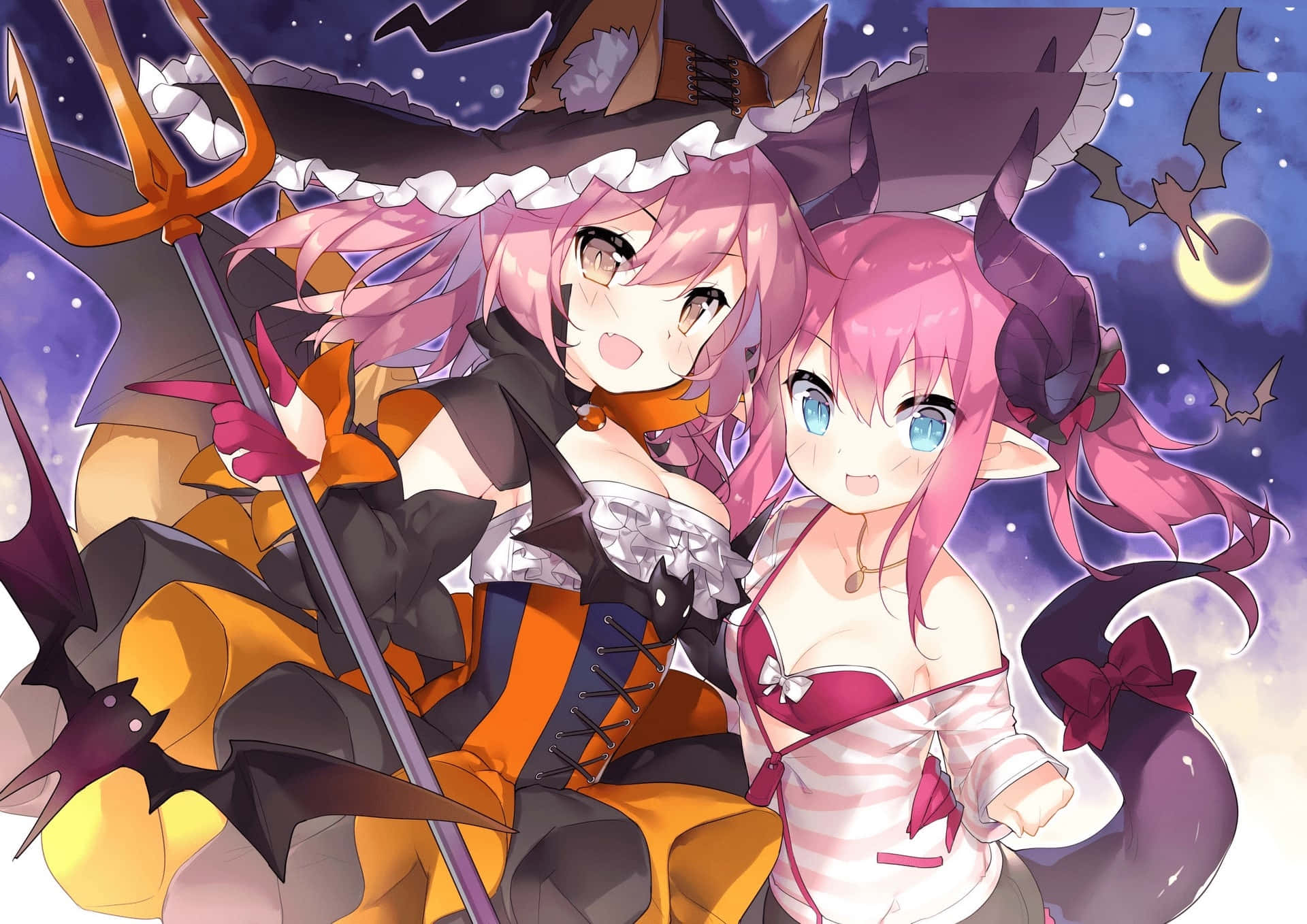 1920x1358 Download Digital Artwork Of Tamamo No Mae From Fate Grand Order Wallpaper