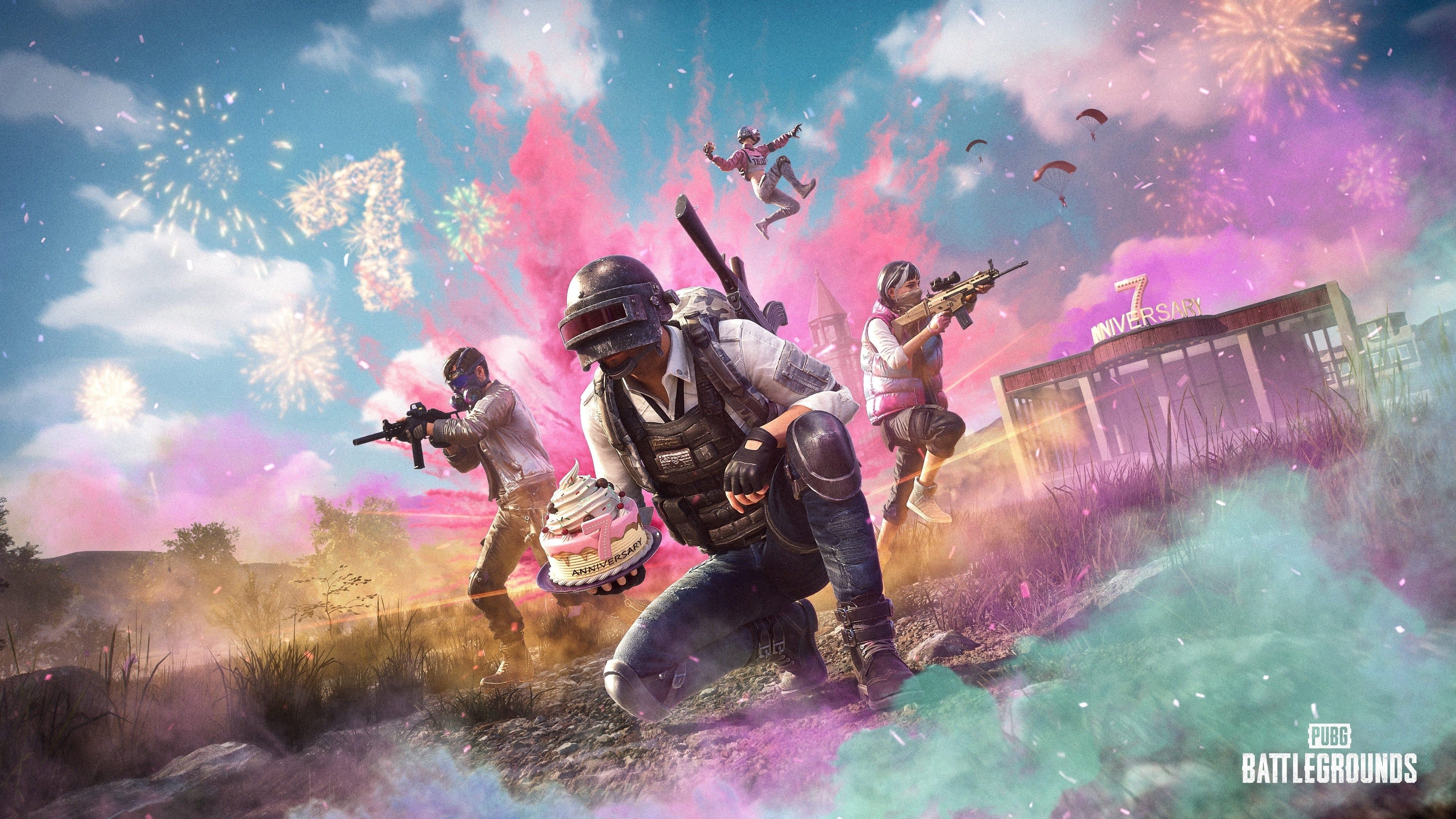 3840x2160 PUBG 7th Anniversary Key Art 4K Wallpaper