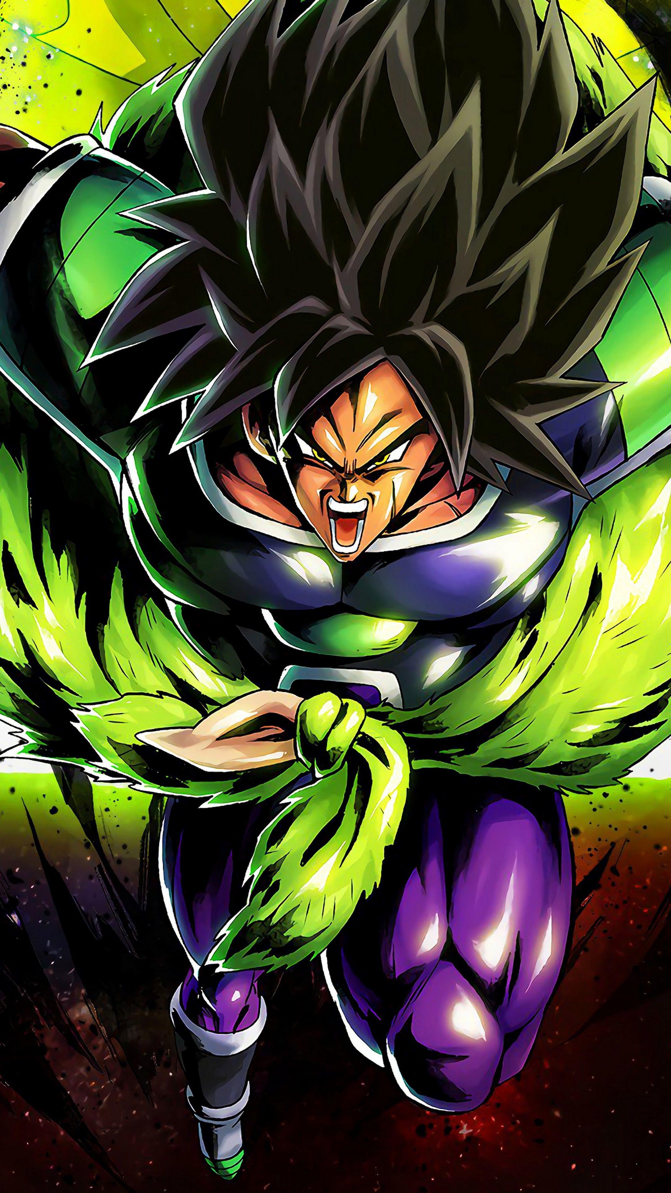 1242x2688 Broly Artwork Iphone XS MAX HD 4k Wallpapers Images Backgrounds  Photos and Pictures