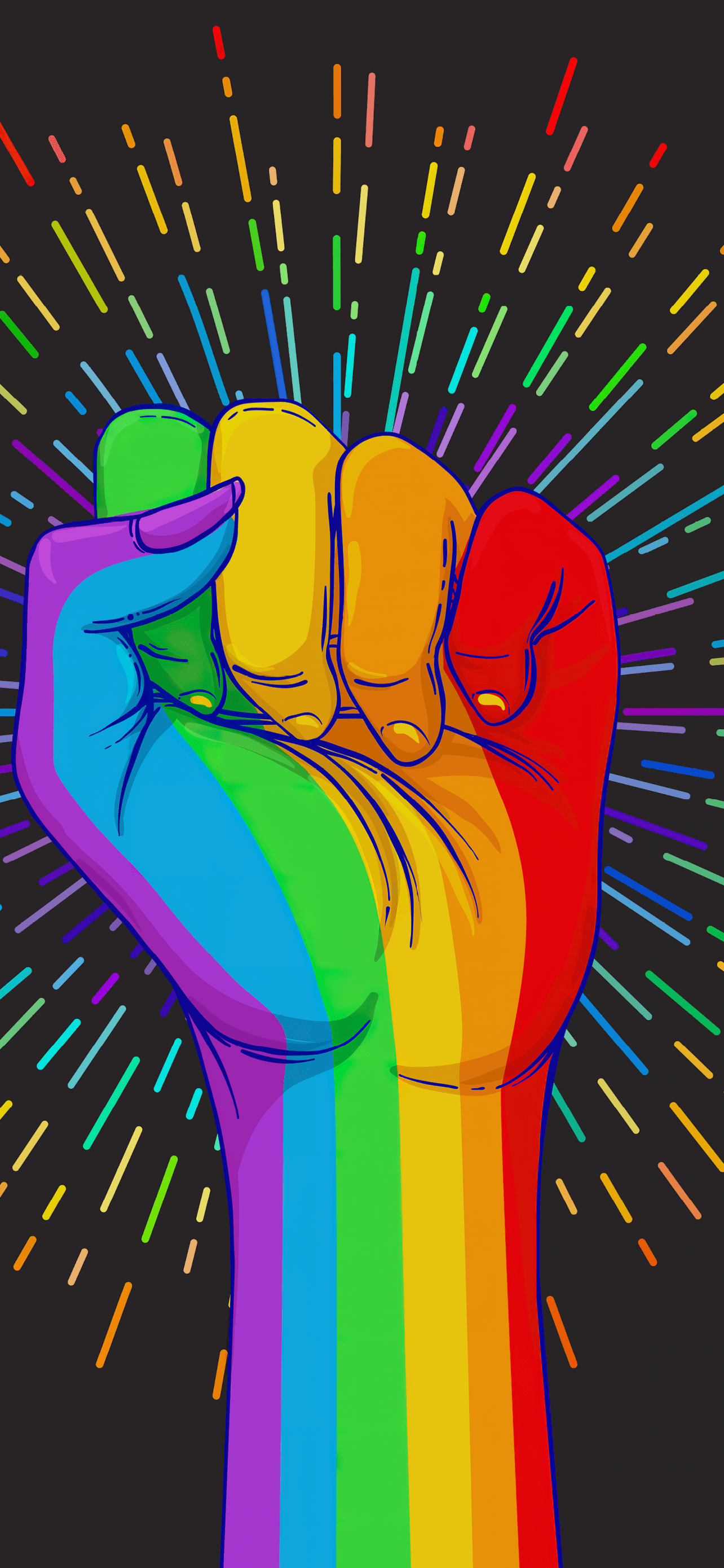 1284x2778 Free HD Gay Pride HD Wallpaper