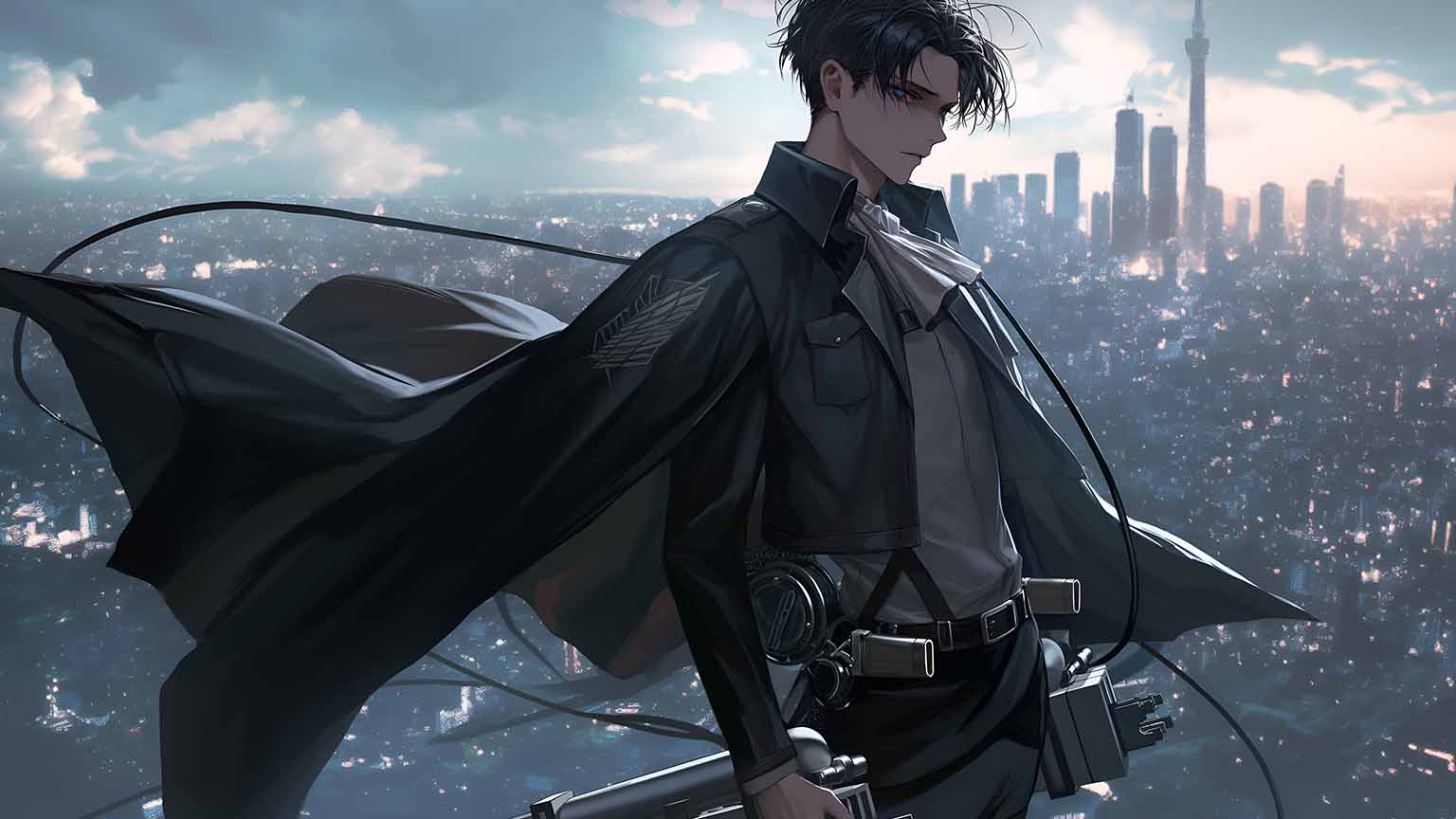 1536x864 Levi Above the Clouds Desktop Wallpaper 4K Wallpaper 4K