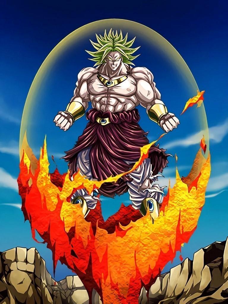 768x1024 Broly Wallpaper Art HD for Android