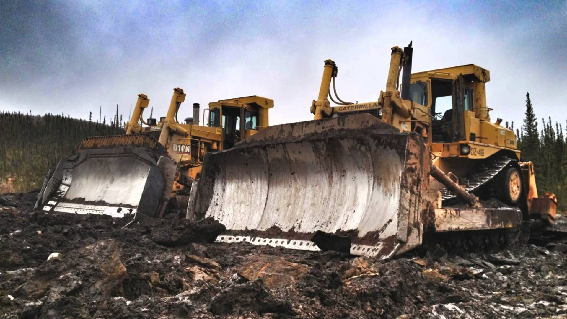 1920x1080 Gold Rush Bulldozers Mining Wallpaper