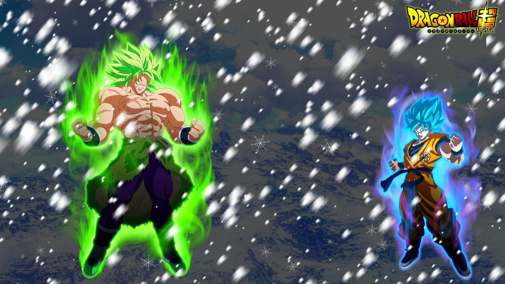 1920x1080 Goku vs Broly HD Wallpaper