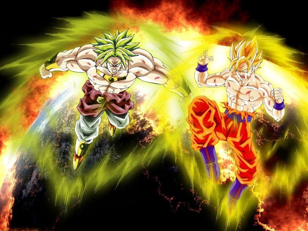 1024x768 Free download Broly vs Goku Wallpaper HD vicvaporcom Wallpaper