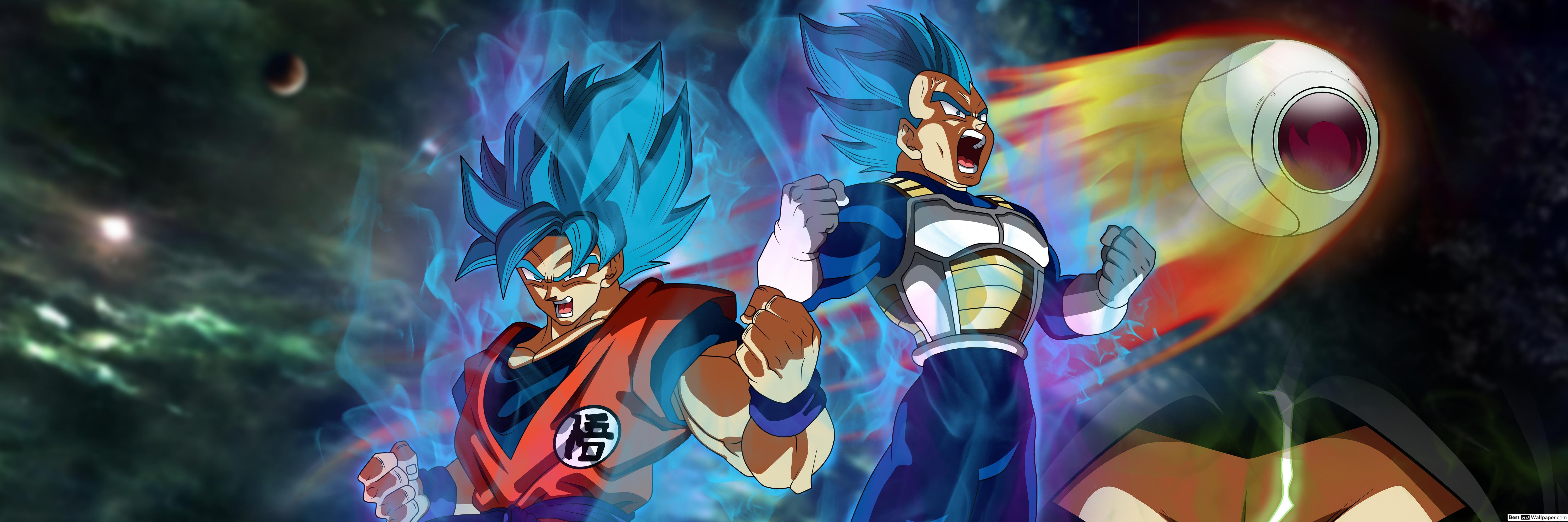 6000x2000 Dragon Ball Super Broly Movie, Vegeta & Broly HD wallpaper