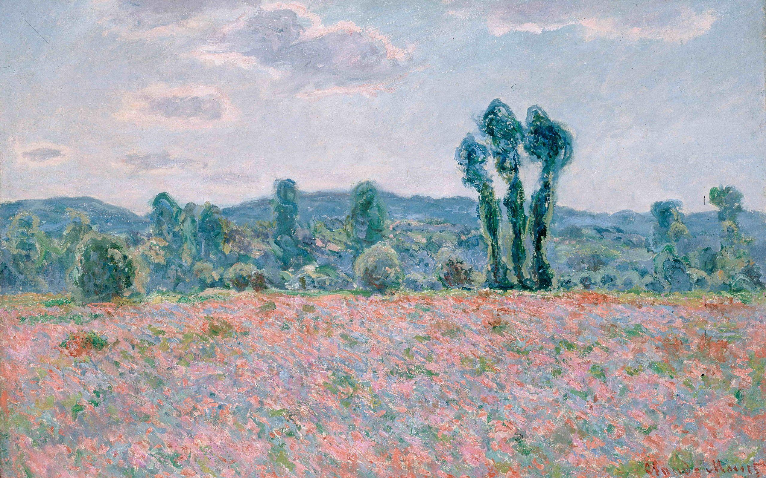 2560x1600 Monet Claude Field Pictorial art 2560x1600