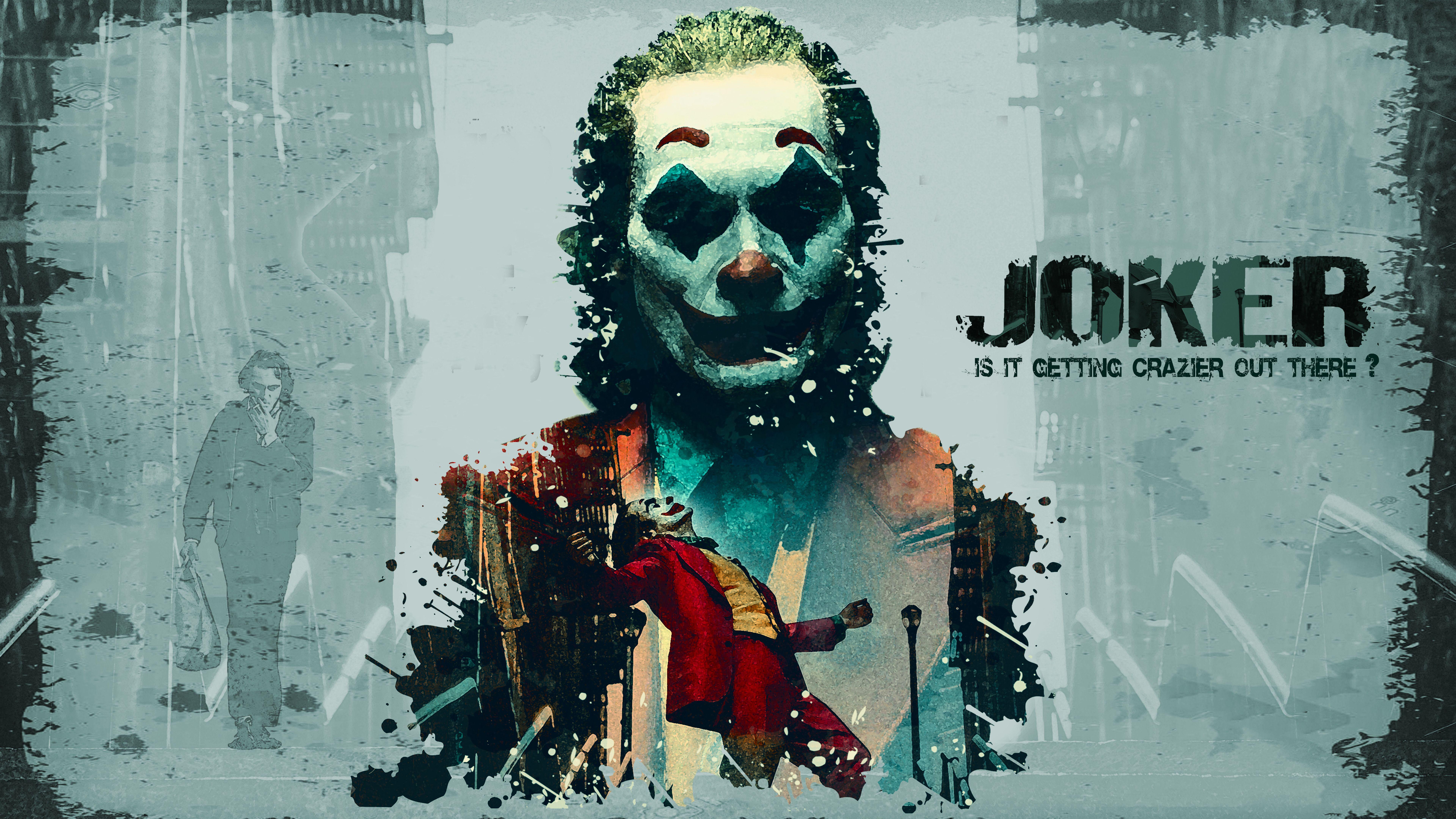 7680x4320 Joker Movie with Joaquin Phoenix Wallpaper 8k Ultra HD