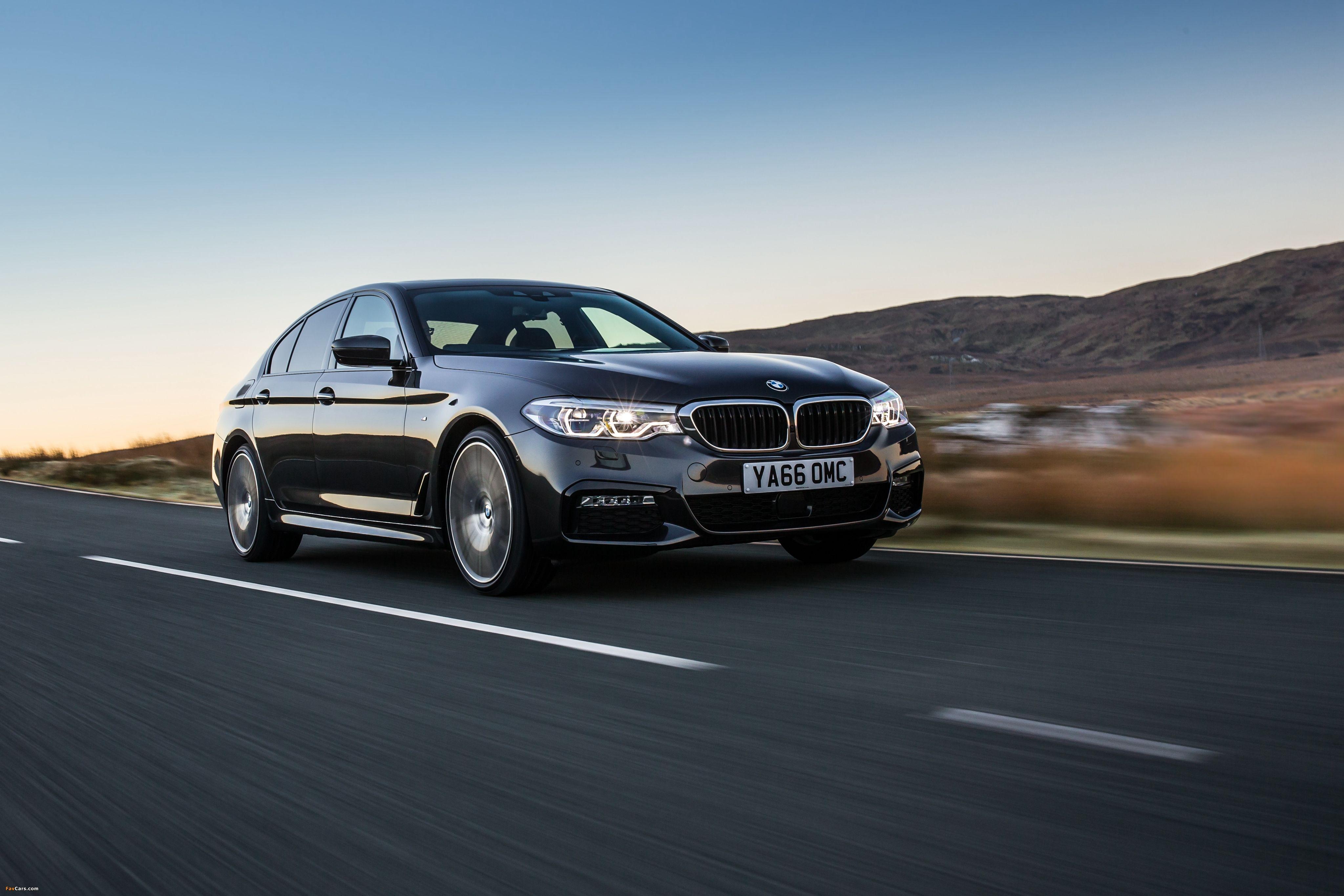4096x2731 BMW 530i XDrive Sedan M Sport UK Spec (G30) 2017 Wallpaper
