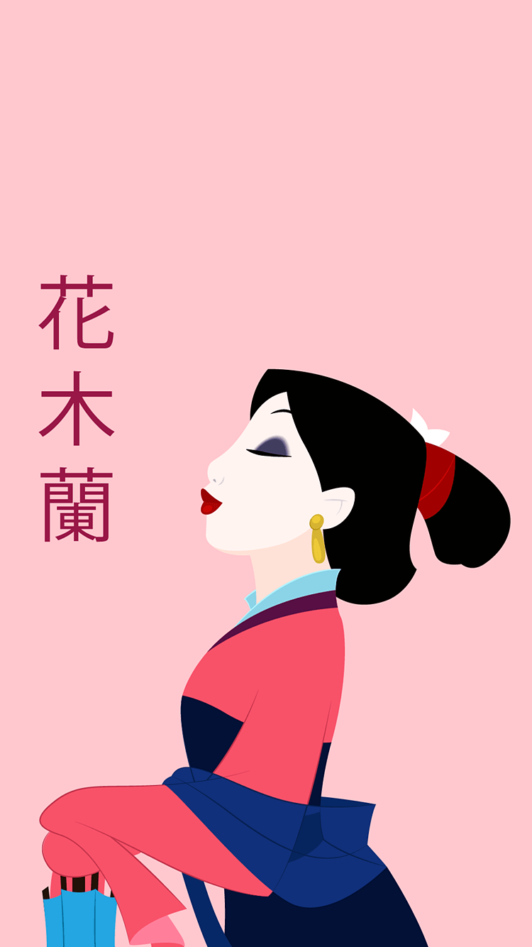 750x1334 Disney Wallpaper Tumblr Mulan