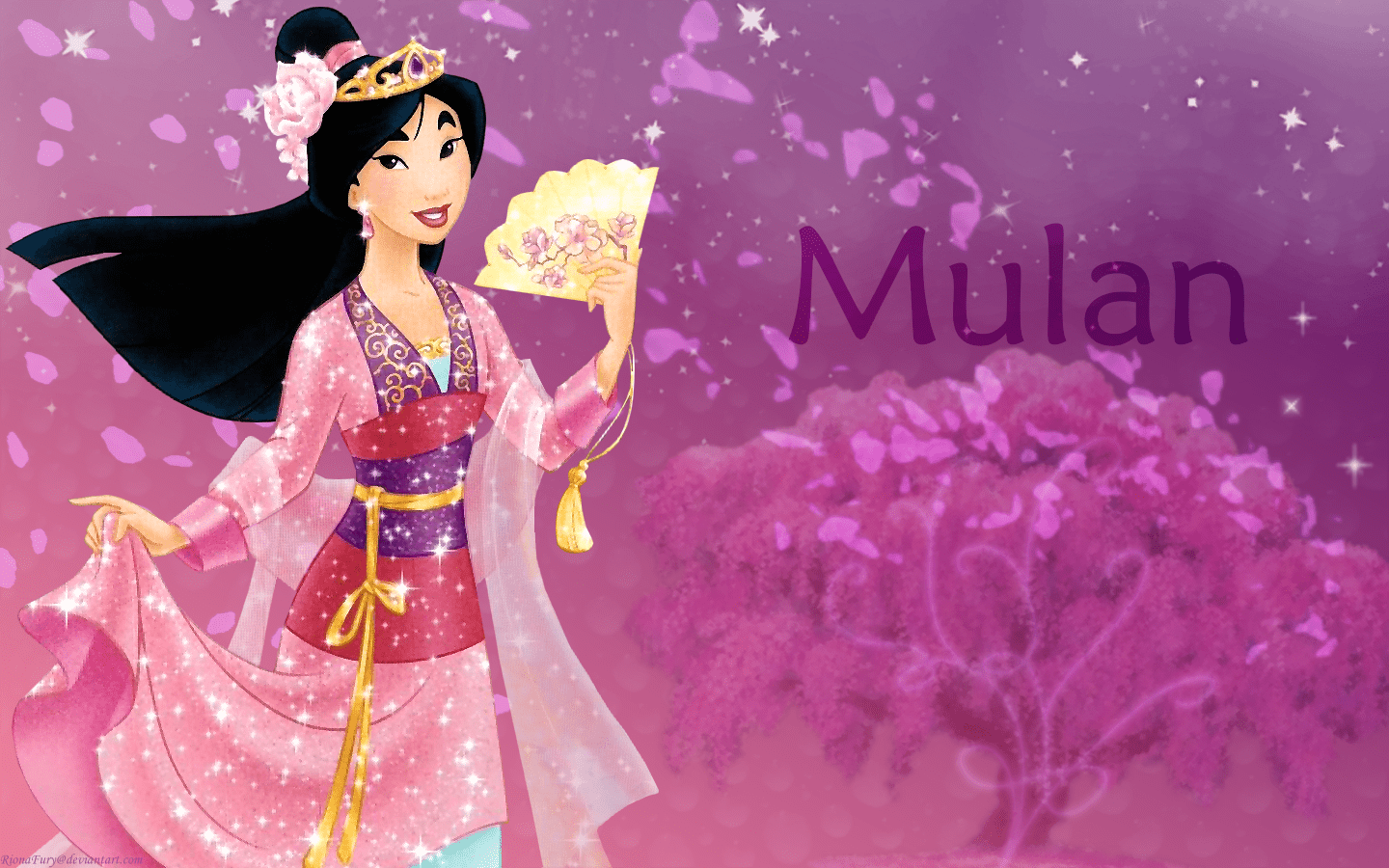 1440x900 Mulan Disney Princess HD Wallpaper for MacBook