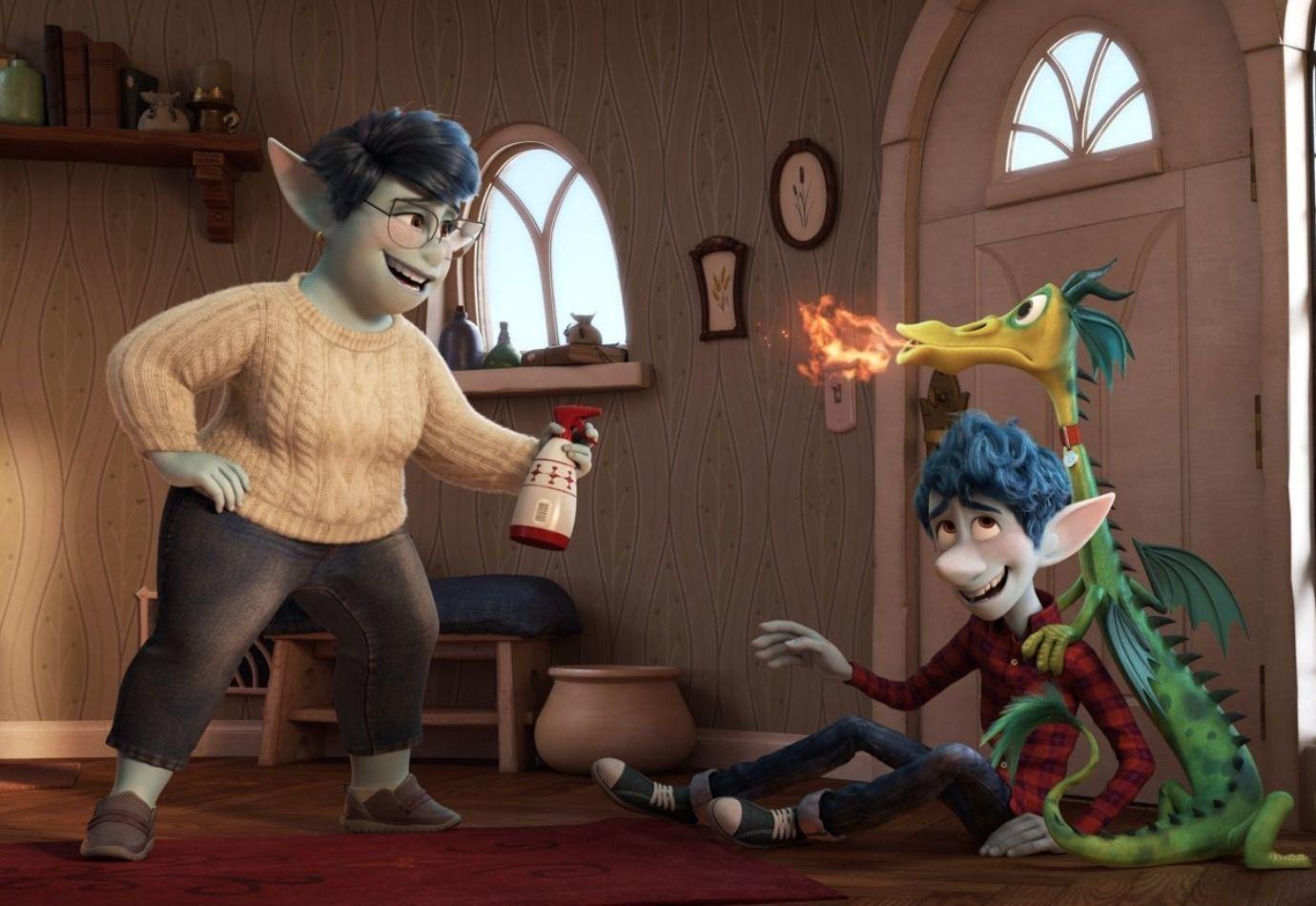 1380x950 Pixar's 'Onward' image show Tom Holland, Chris Pratt and Julia