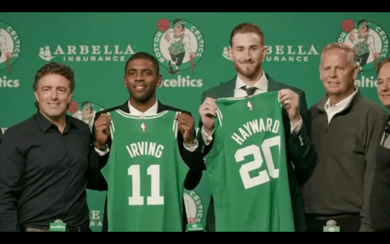 1280x800 Kyrie Irving: Brad Stevens was a huge draw in coming to Boston