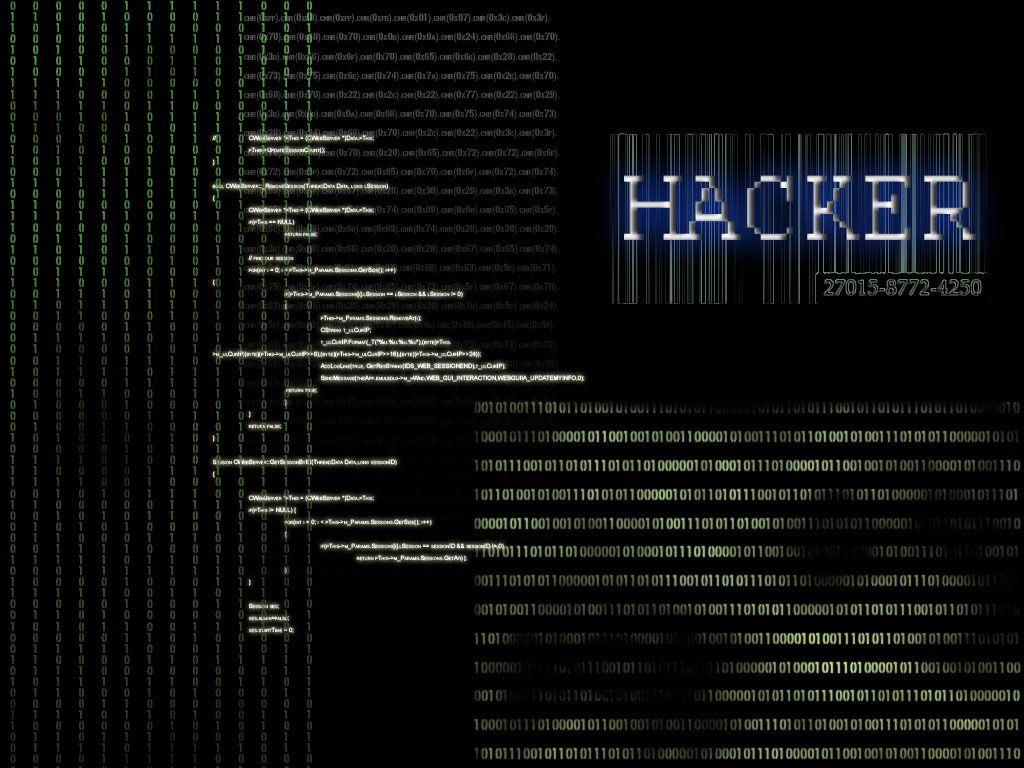 1024x768 Cool Hacker Wallpaper