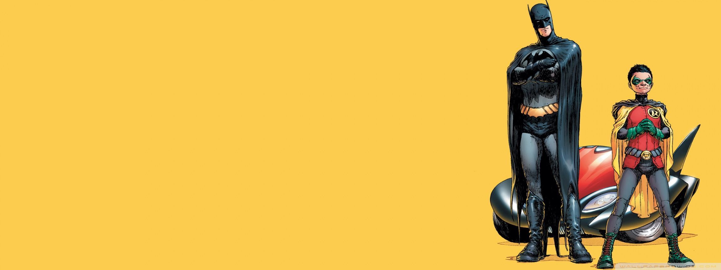 2304x864 Batman Dual Monitor Wallpaper