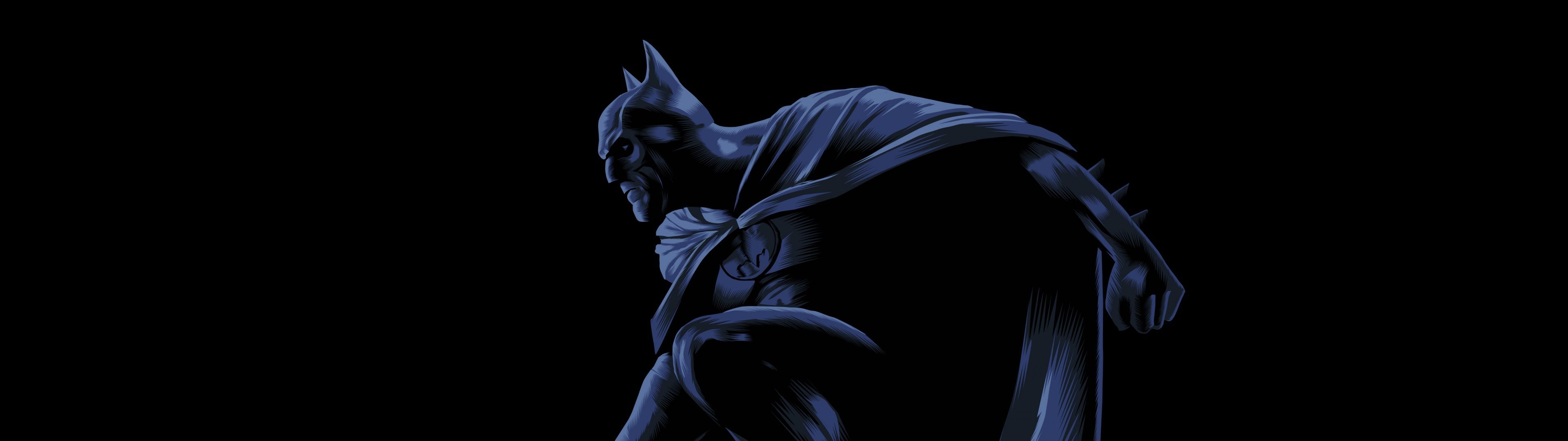 3840x1080 Batman Wallpaper 4K, AMOLED, DC Superheroes, DC Comics
