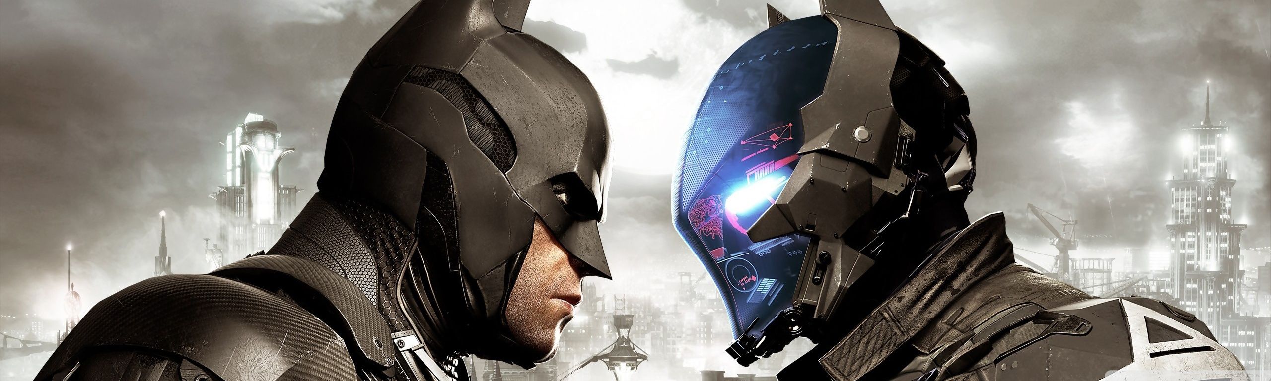2560x768 Batman Dual Monitor Wallpaper