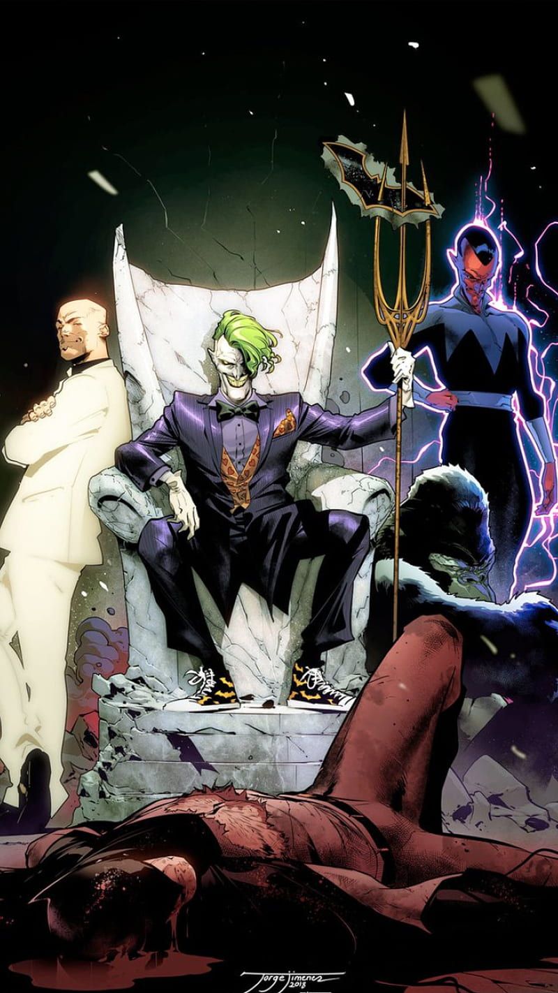 800x1422 Legion of Doom, batman, dc, dc comics, grodd, joker, lex luthor, sinestro, villains, HD phone wallpaper