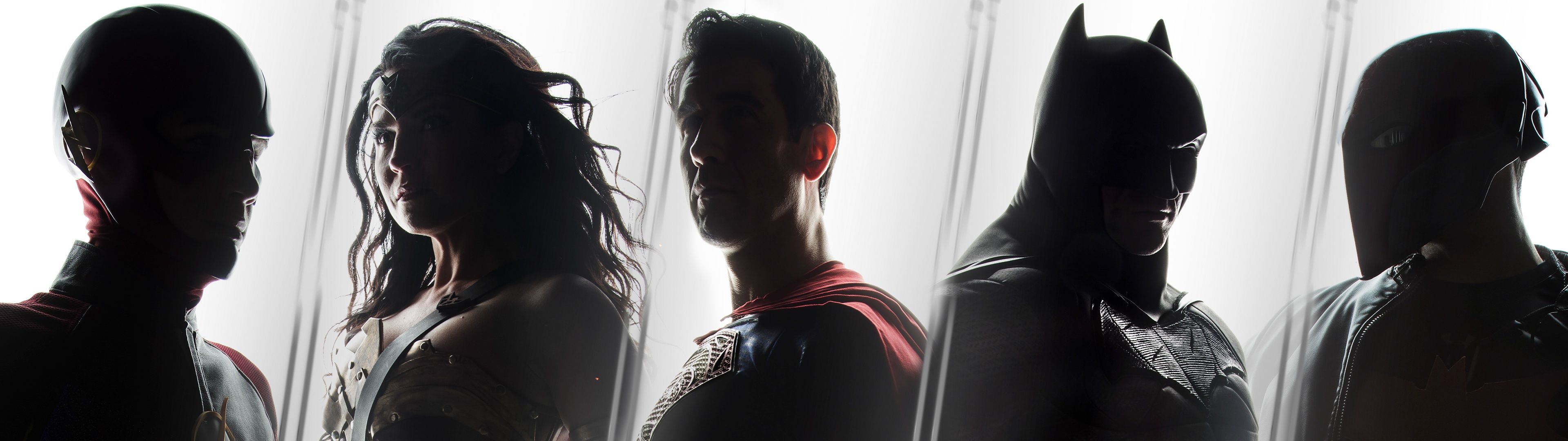 3840x1080 Justice League Wallpaper 4K, DC Comics, DC Superheroes