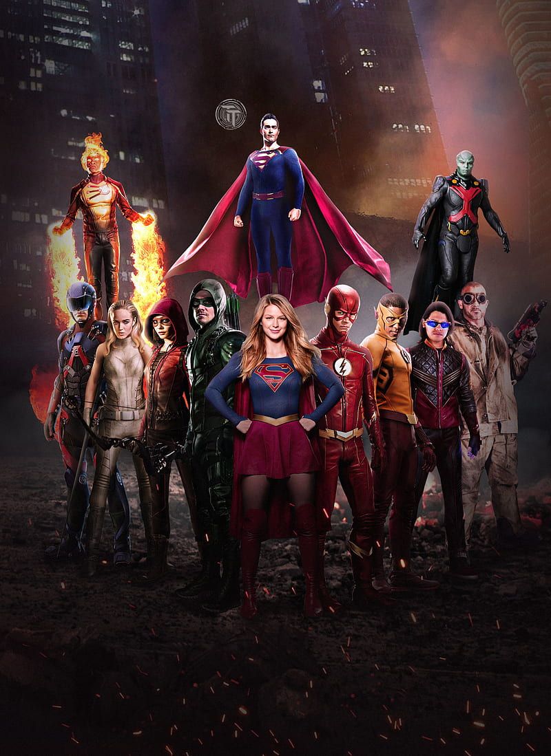 800x1099 The Heros of DC tv, dc comics, tv shows, HD phone wallpaper
