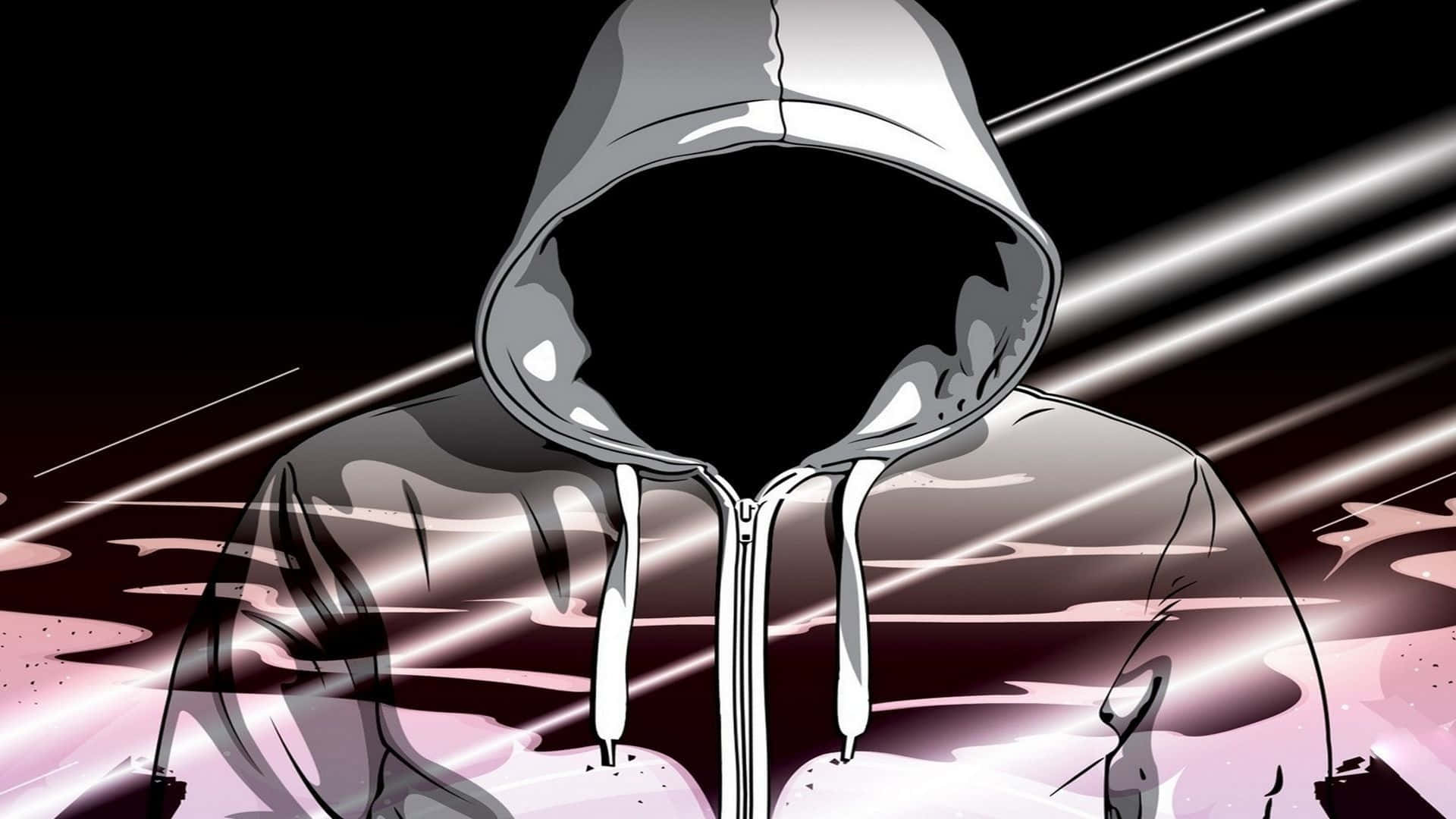 1920x1080 Download Cool Guy With Hoodie Poster Wallpaper
